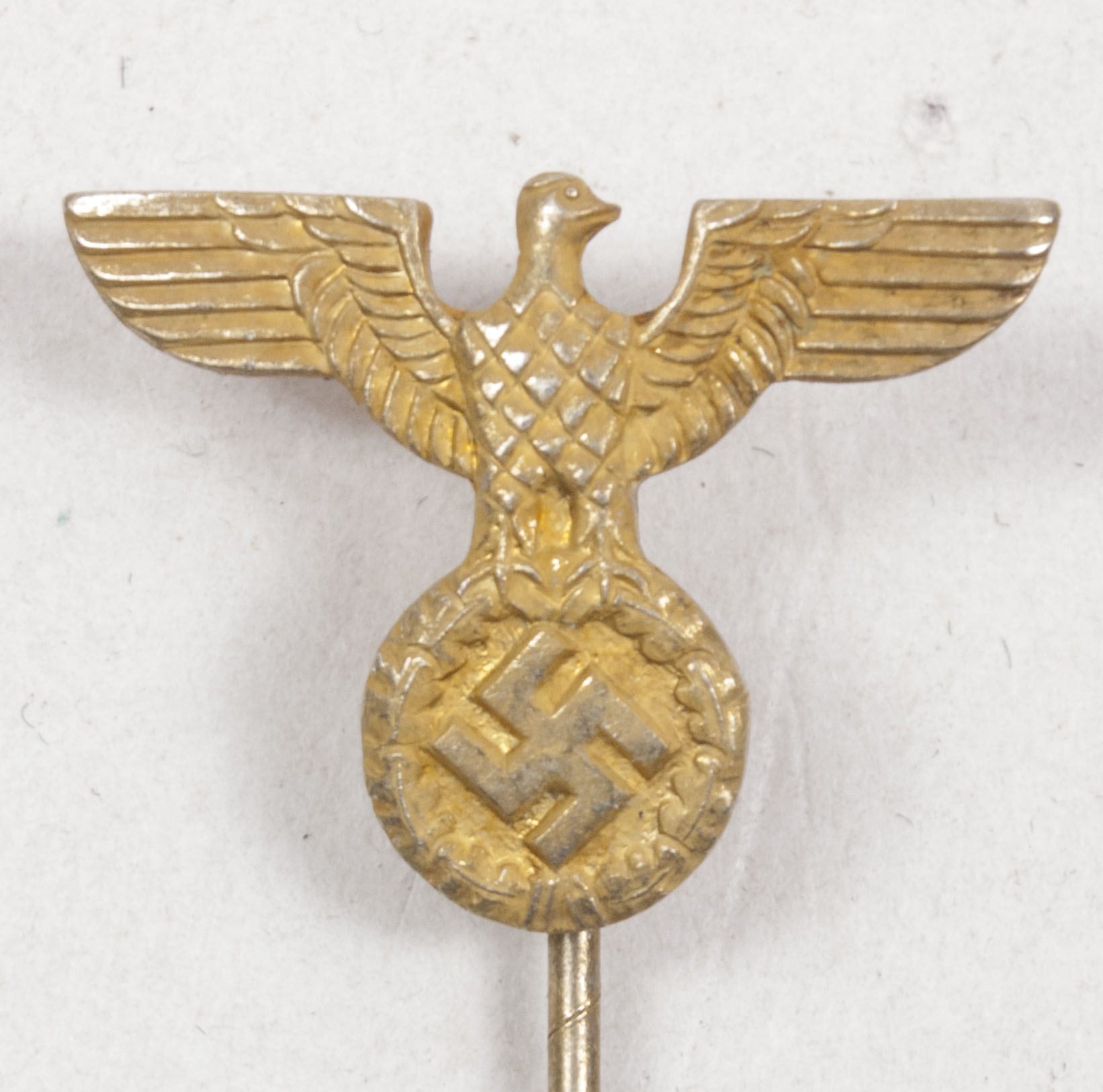 NSDAP political eagle stickpin gold color (2)