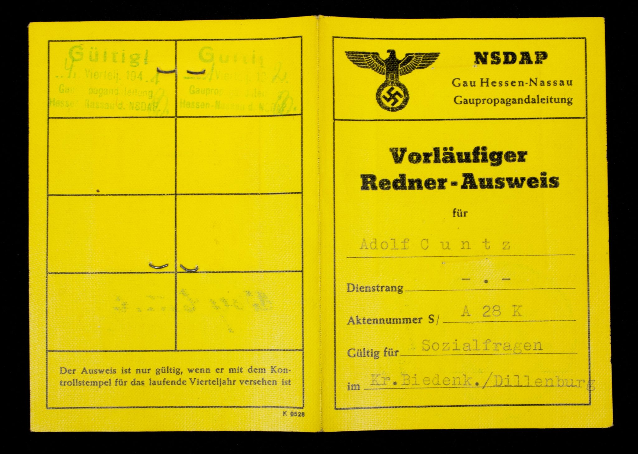 NSDAP speakers grouping Adolf Cuntz - rare - Image 10