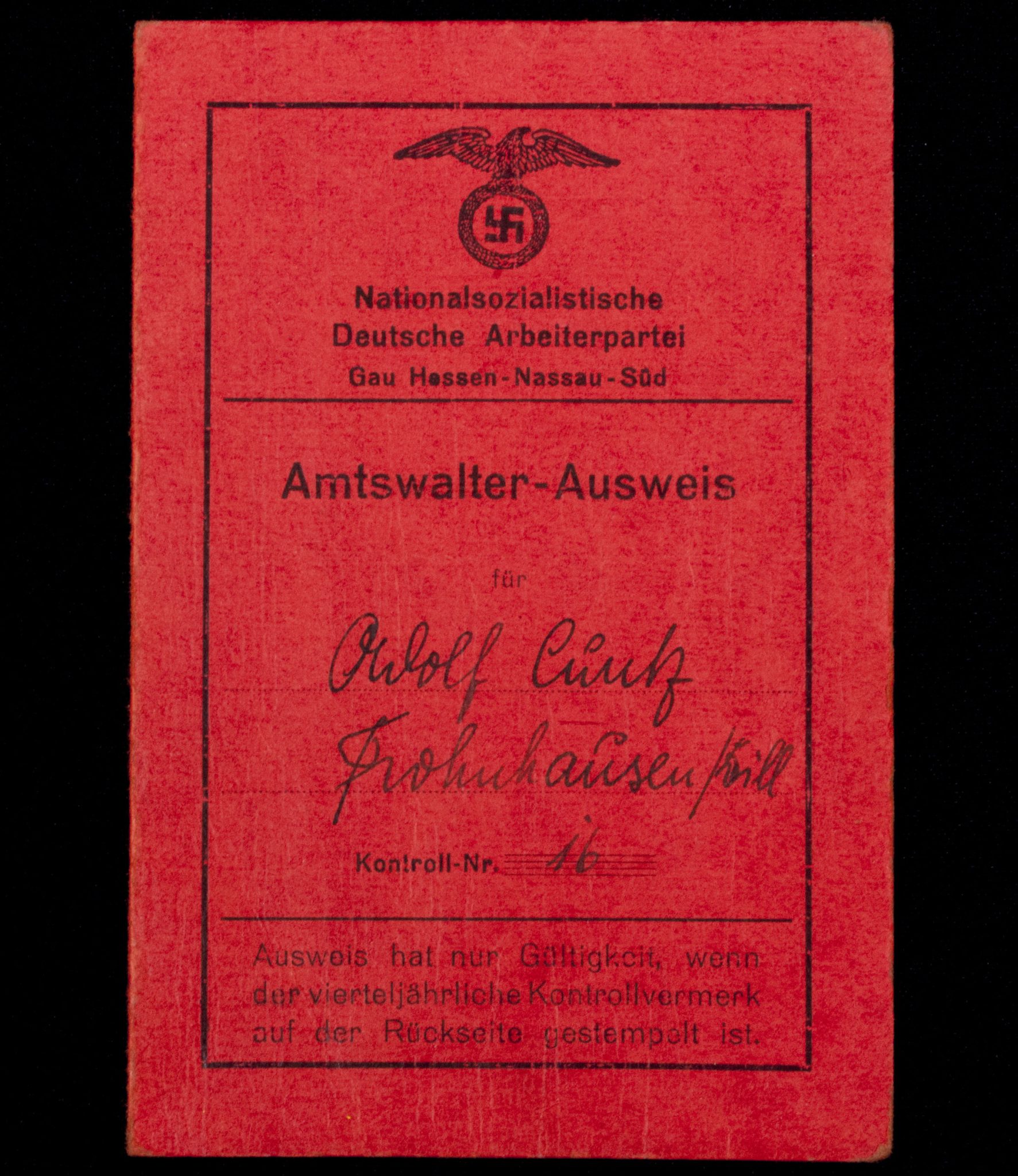 NSDAP speakers grouping Adolf Cuntz - rare - Image 13