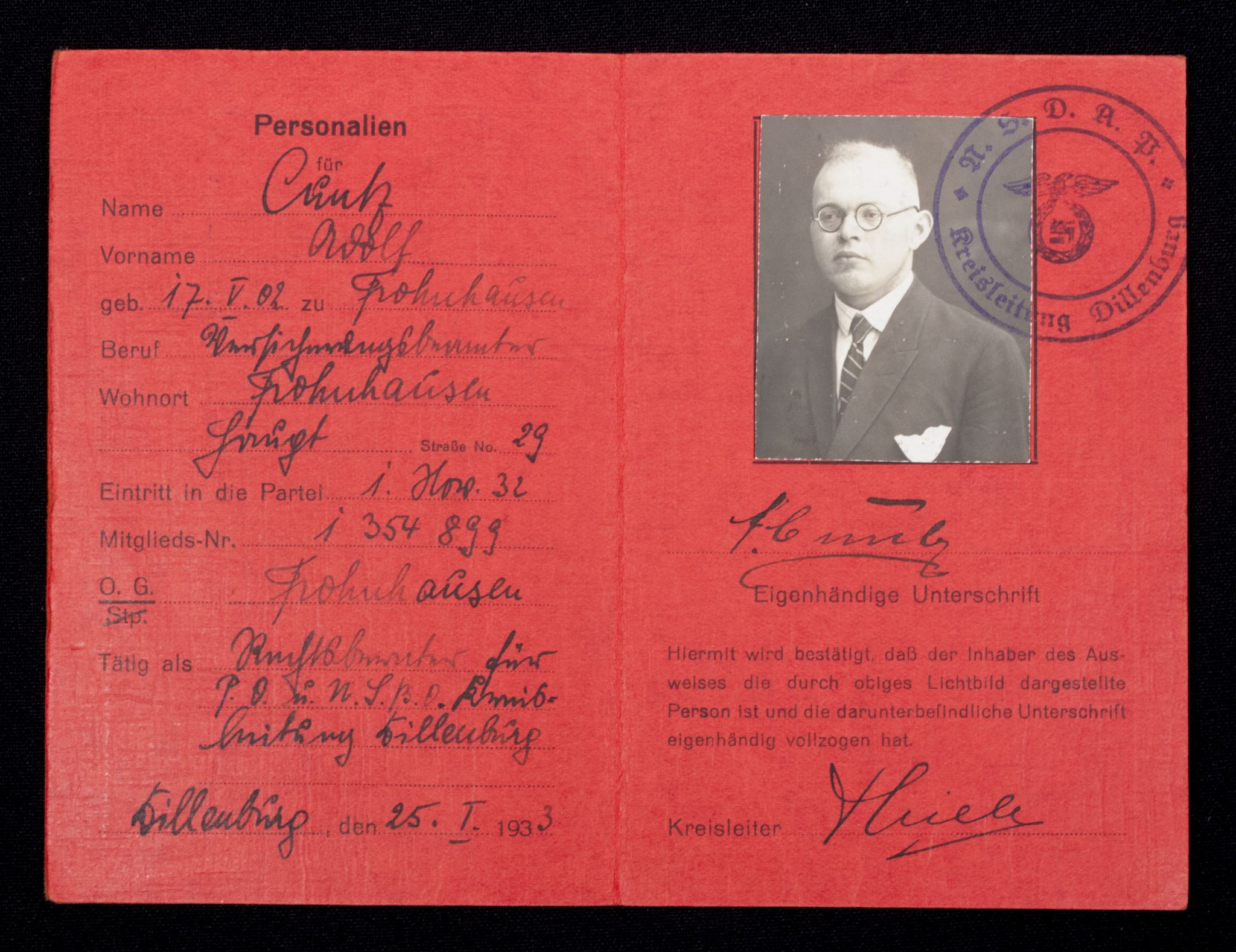 NSDAP speakers grouping Adolf Cuntz - rare - Image 14