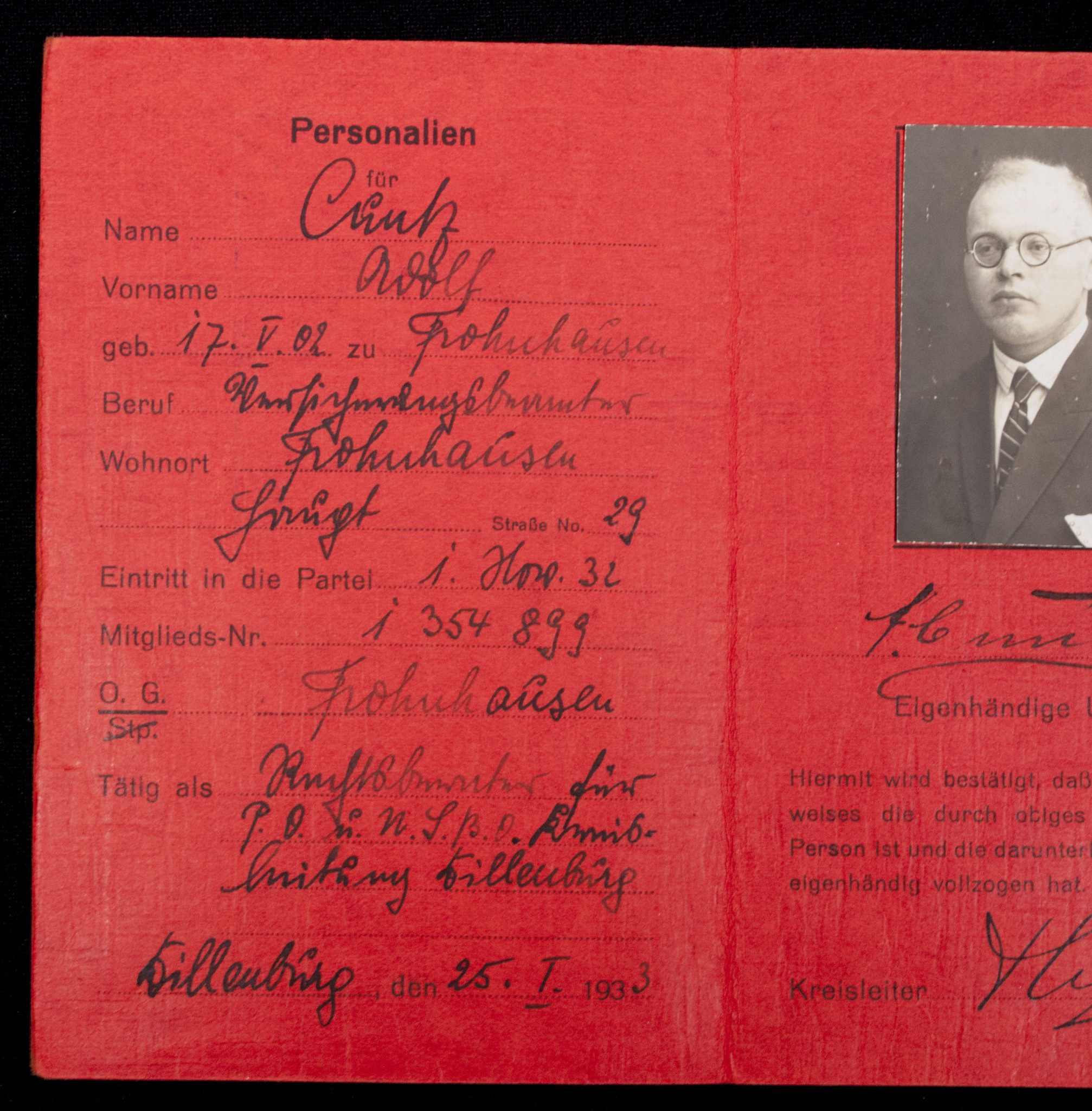 NSDAP speakers grouping Adolf Cuntz - rare - Image 16