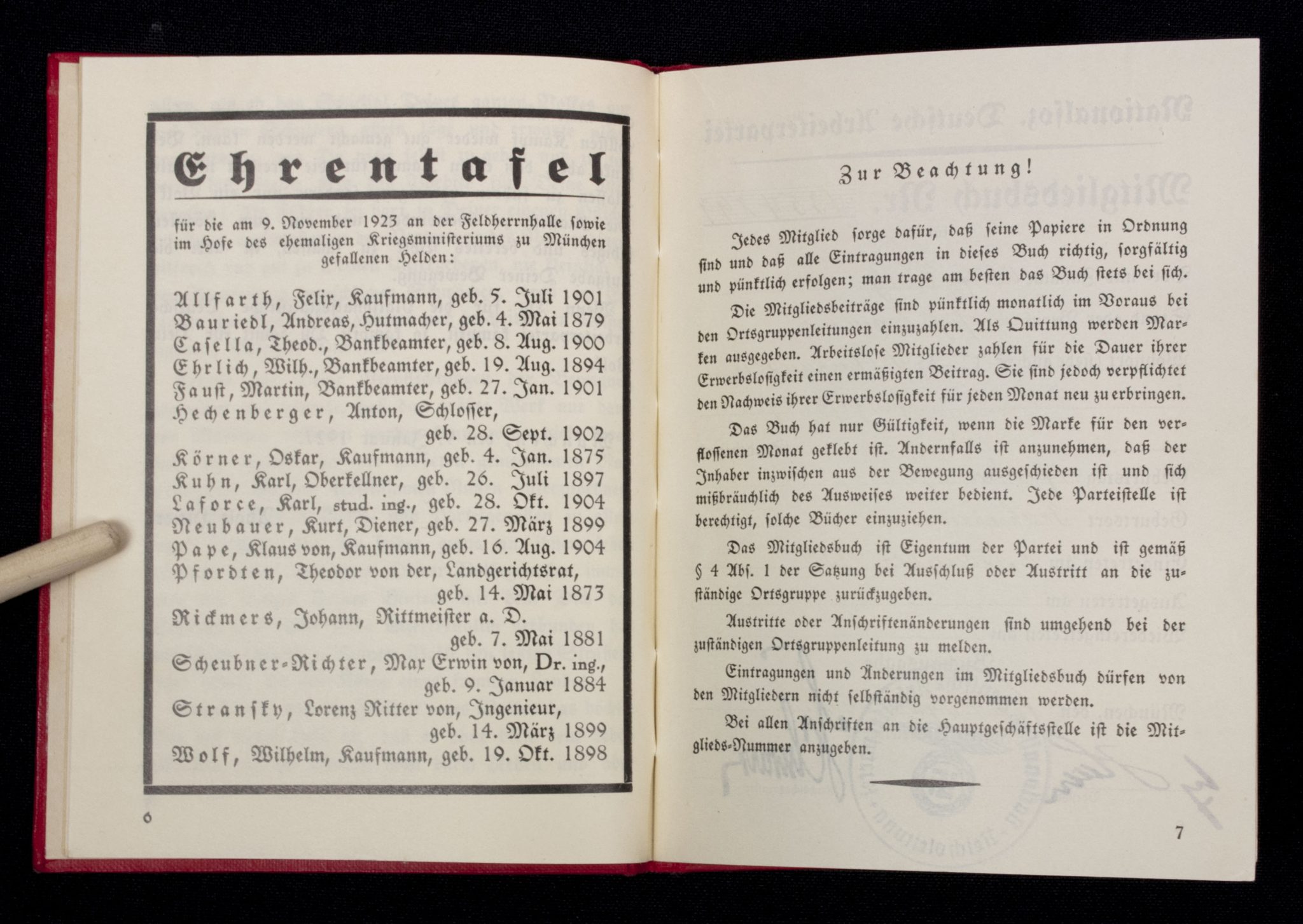 NSDAP speakers grouping Adolf Cuntz - rare - Image 25