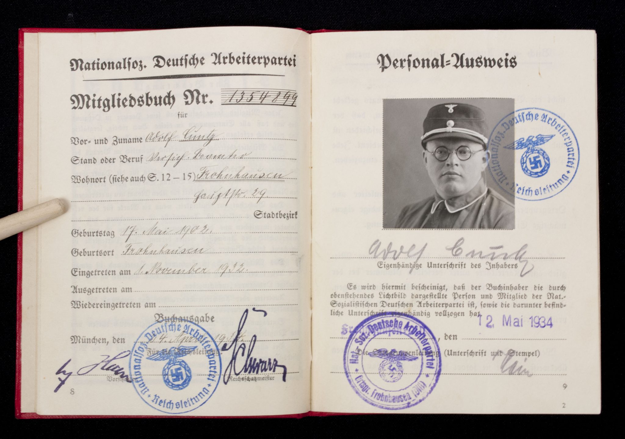 NSDAP speakers grouping Adolf Cuntz - rare - Image 26