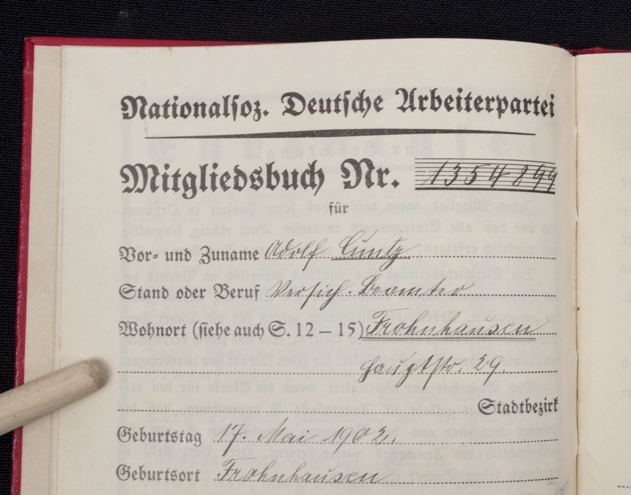 NSDAP speakers grouping Adolf Cuntz - rare - Image 28