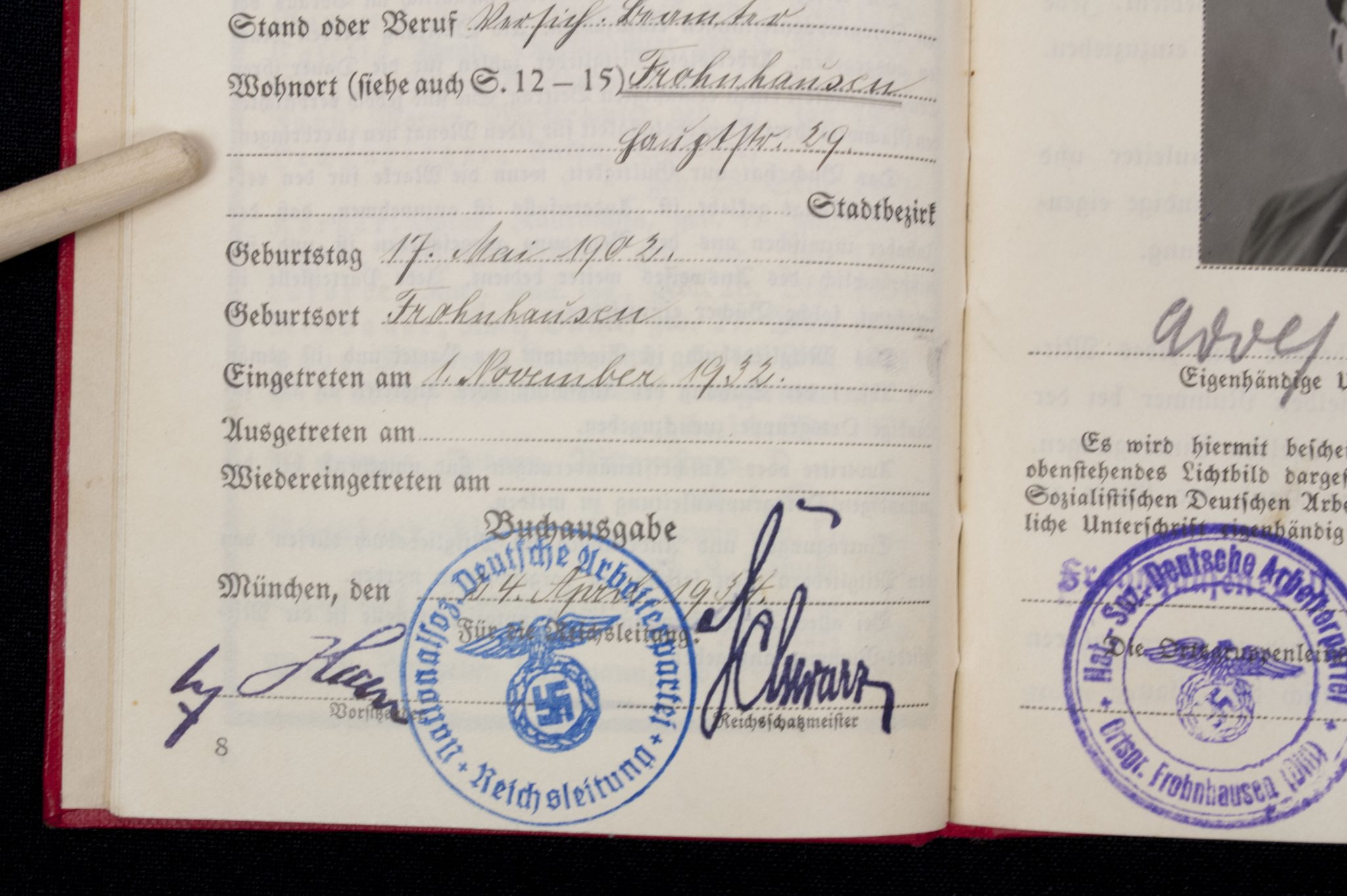 NSDAP speakers grouping Adolf Cuntz - rare - Image 29