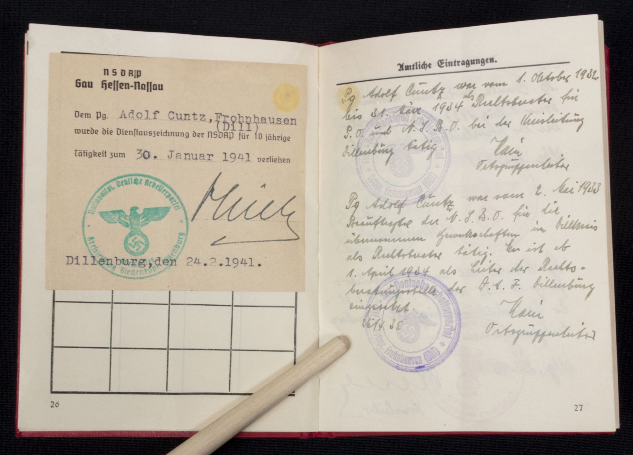 NSDAP speakers grouping Adolf Cuntz - rare - Image 35