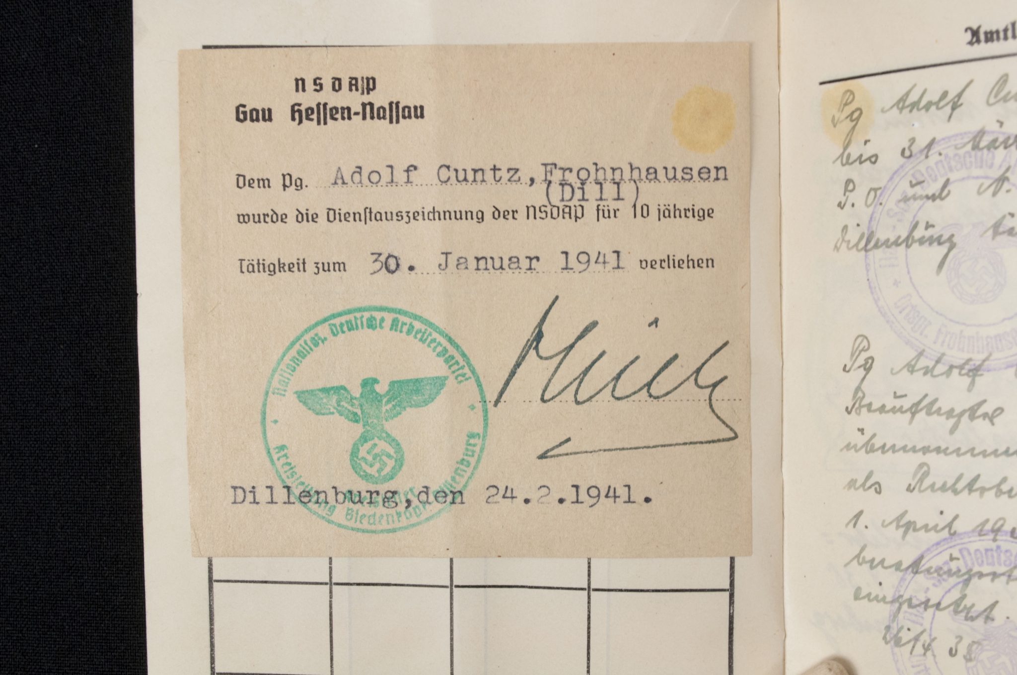 NSDAP speakers grouping Adolf Cuntz - rare - Image 36