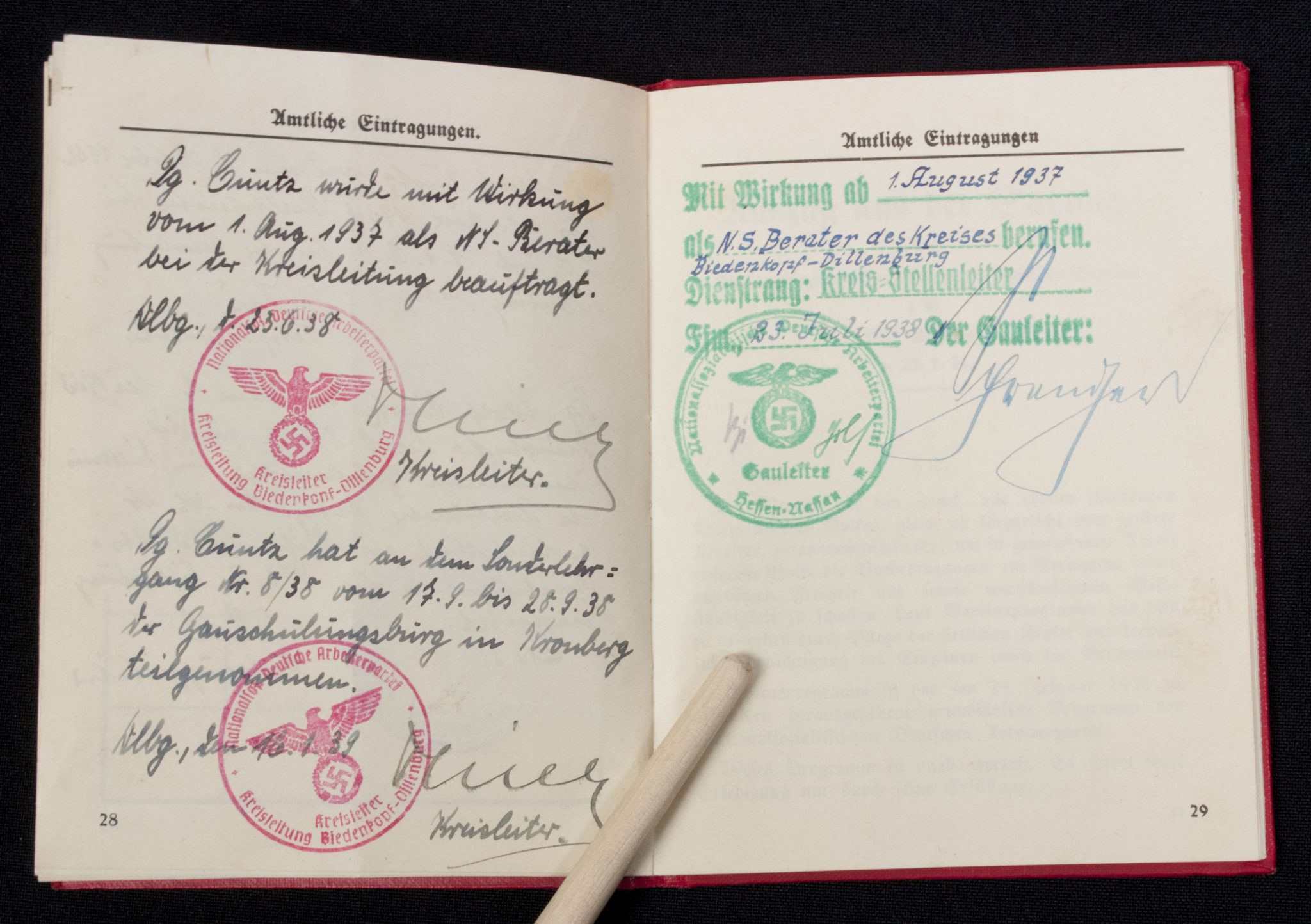 NSDAP speakers grouping Adolf Cuntz - rare - Image 39