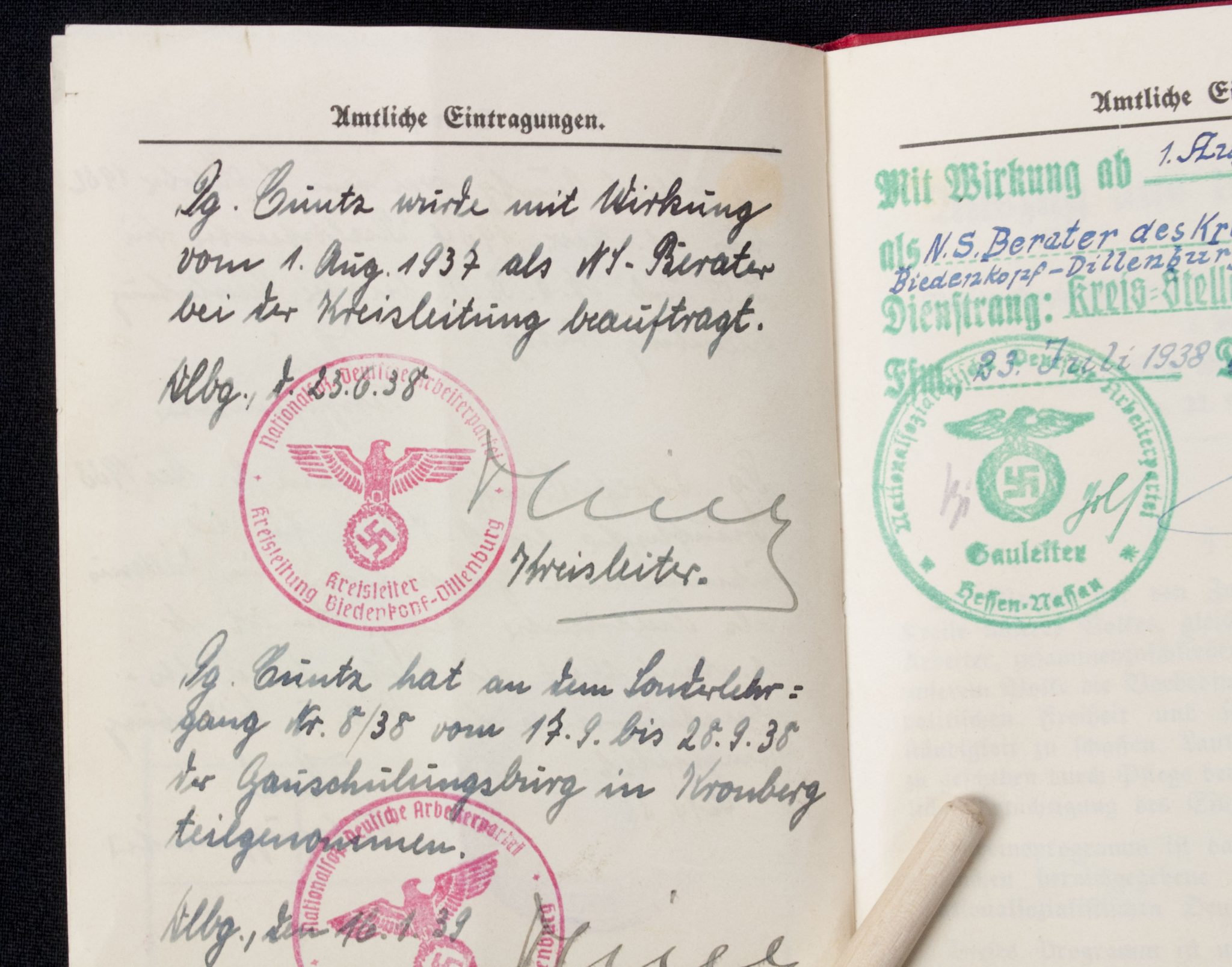 NSDAP speakers grouping Adolf Cuntz - rare - Image 40