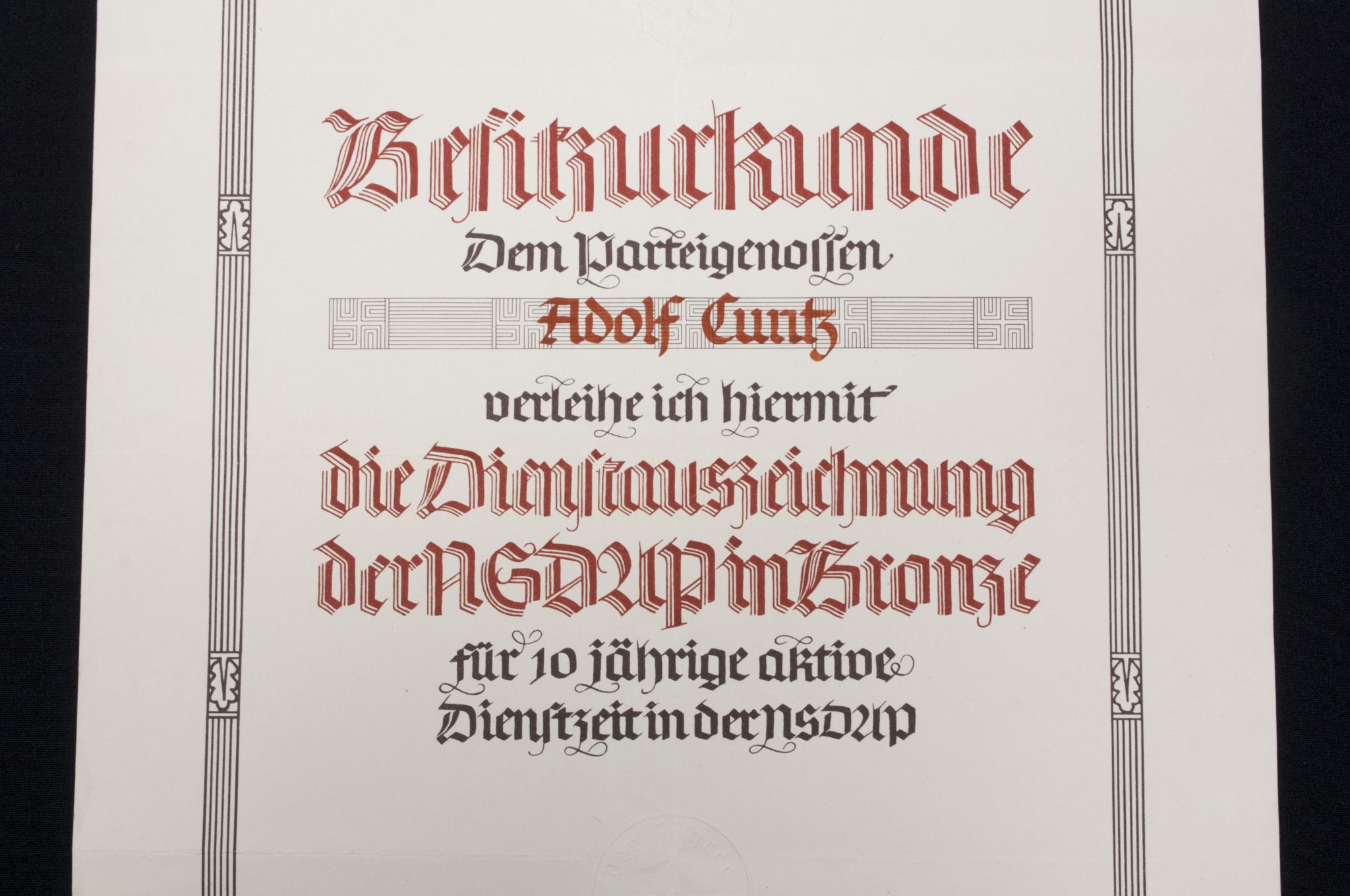 NSDAP speakers grouping Adolf Cuntz - rare - Image 5