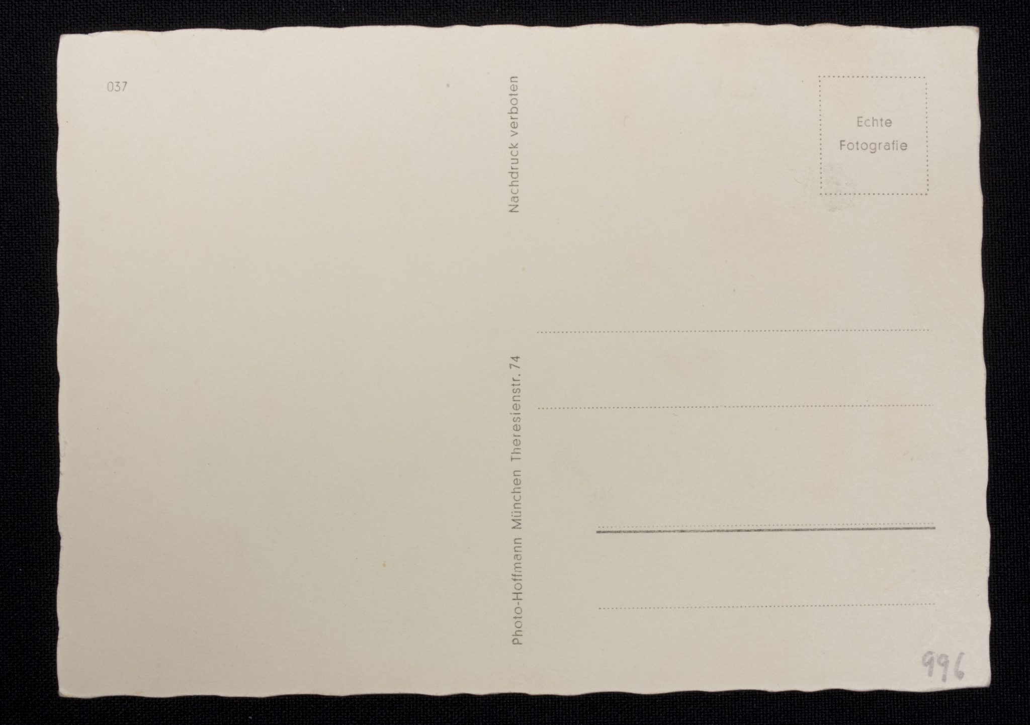 (Postcard) Adolf Hitler - Photo Hoffmann