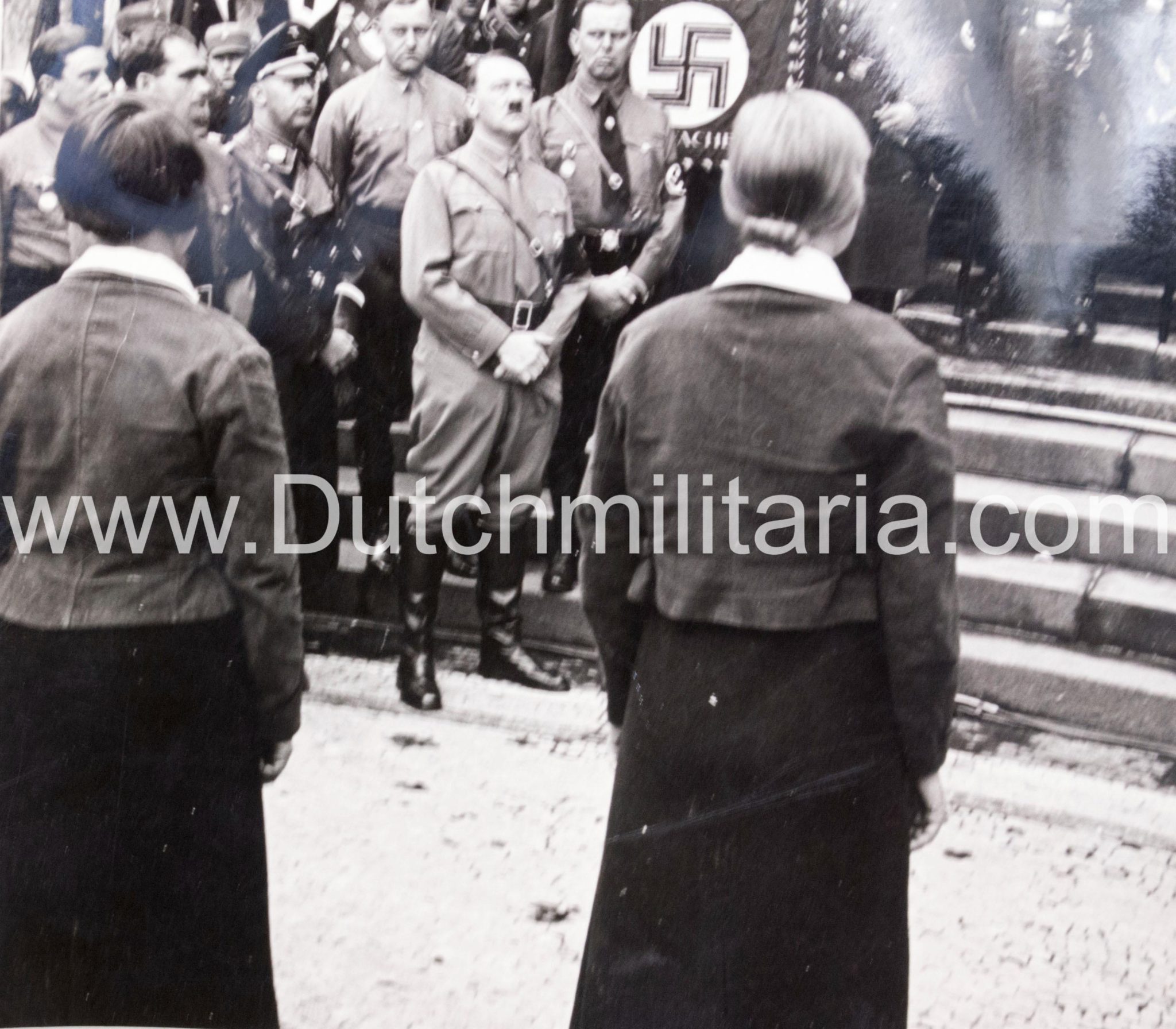 (Pressphoto) NSDAP Hitler Himmler Feldhernnhalle 9 November 1934 (24,5x18 cm) - rare