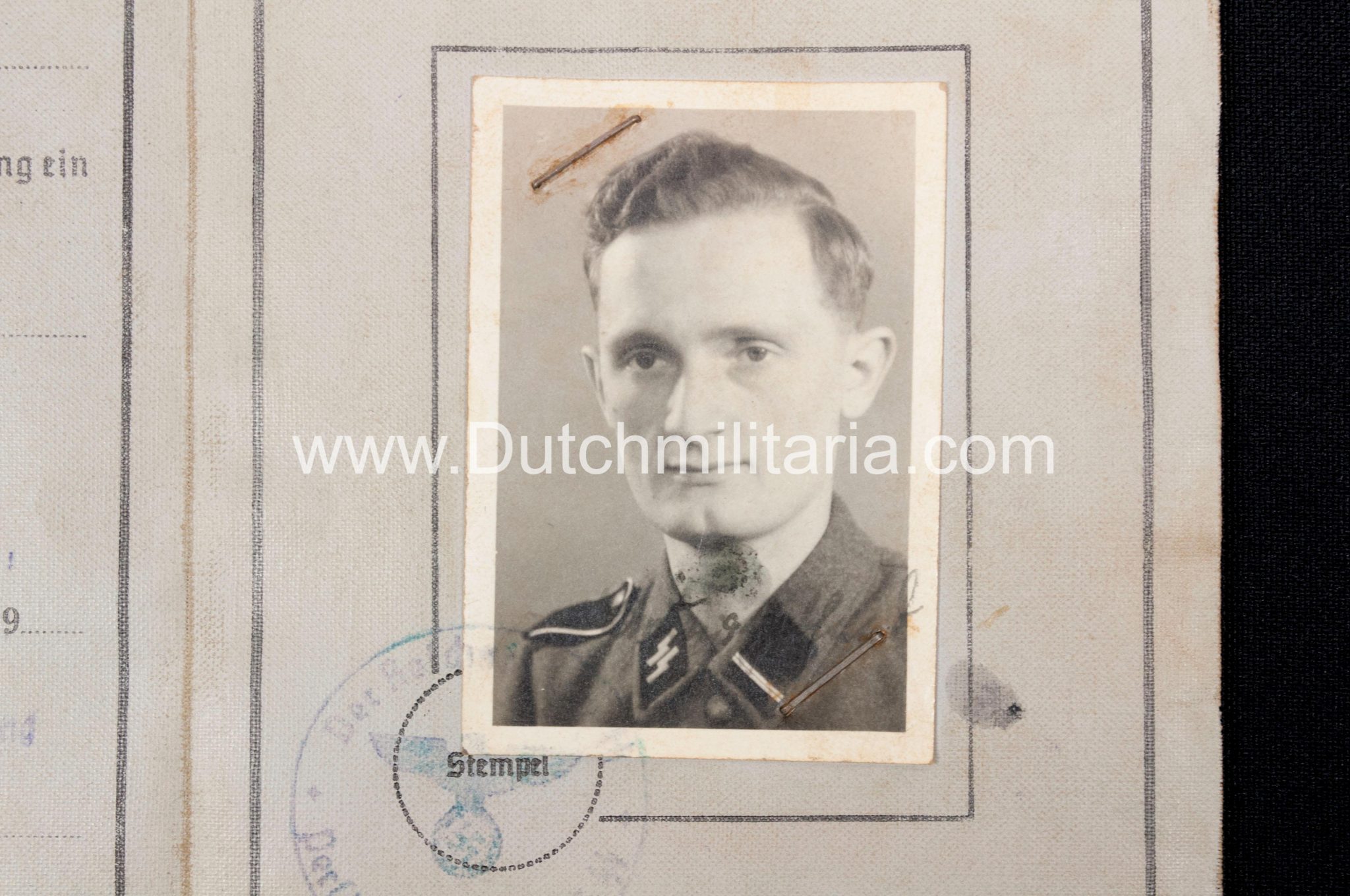 SS Führerschein Persönlicher Stab RF-SS Heinrich Himmler - rare