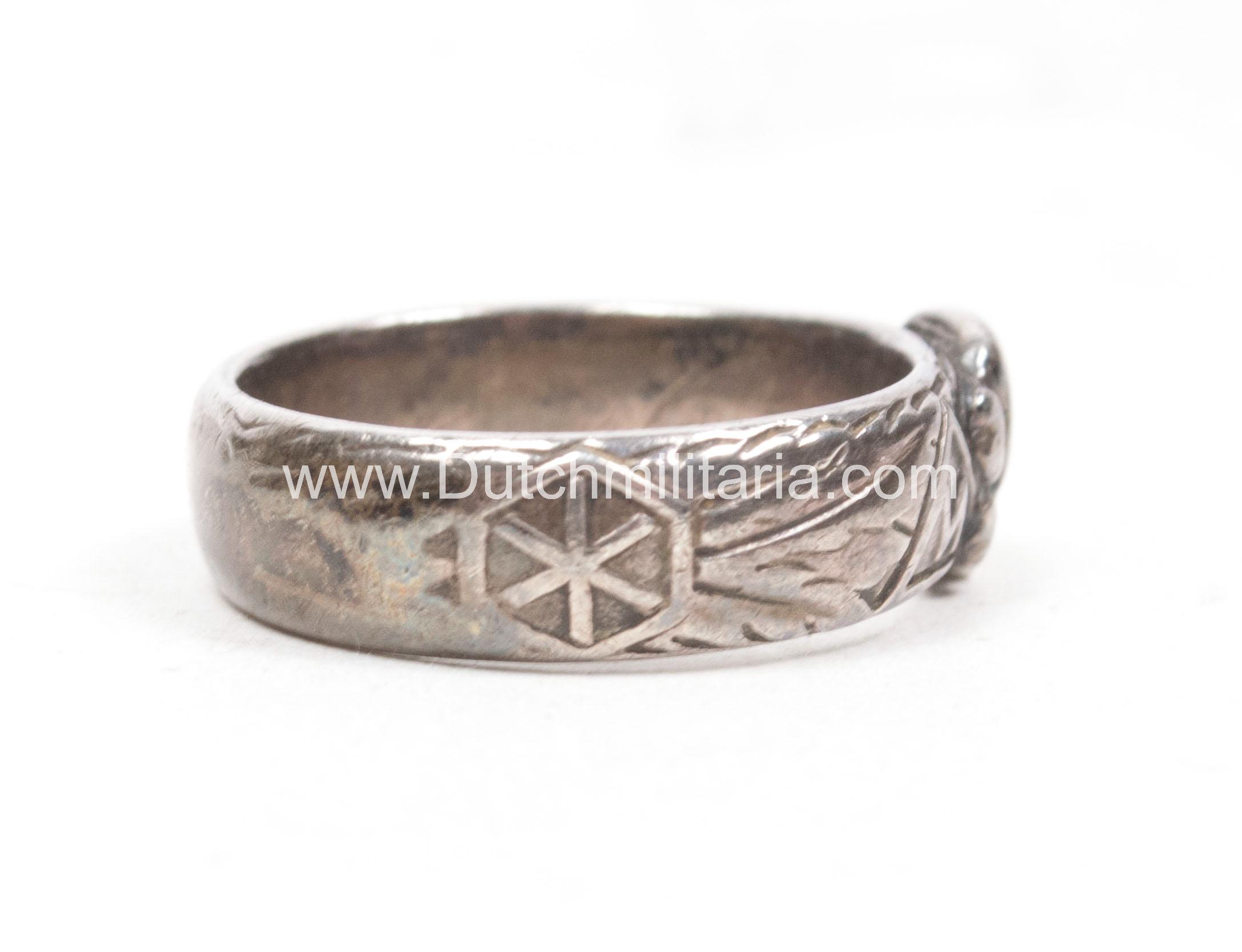 SS Totenkopfring / Ehrenring - rare - Image 17