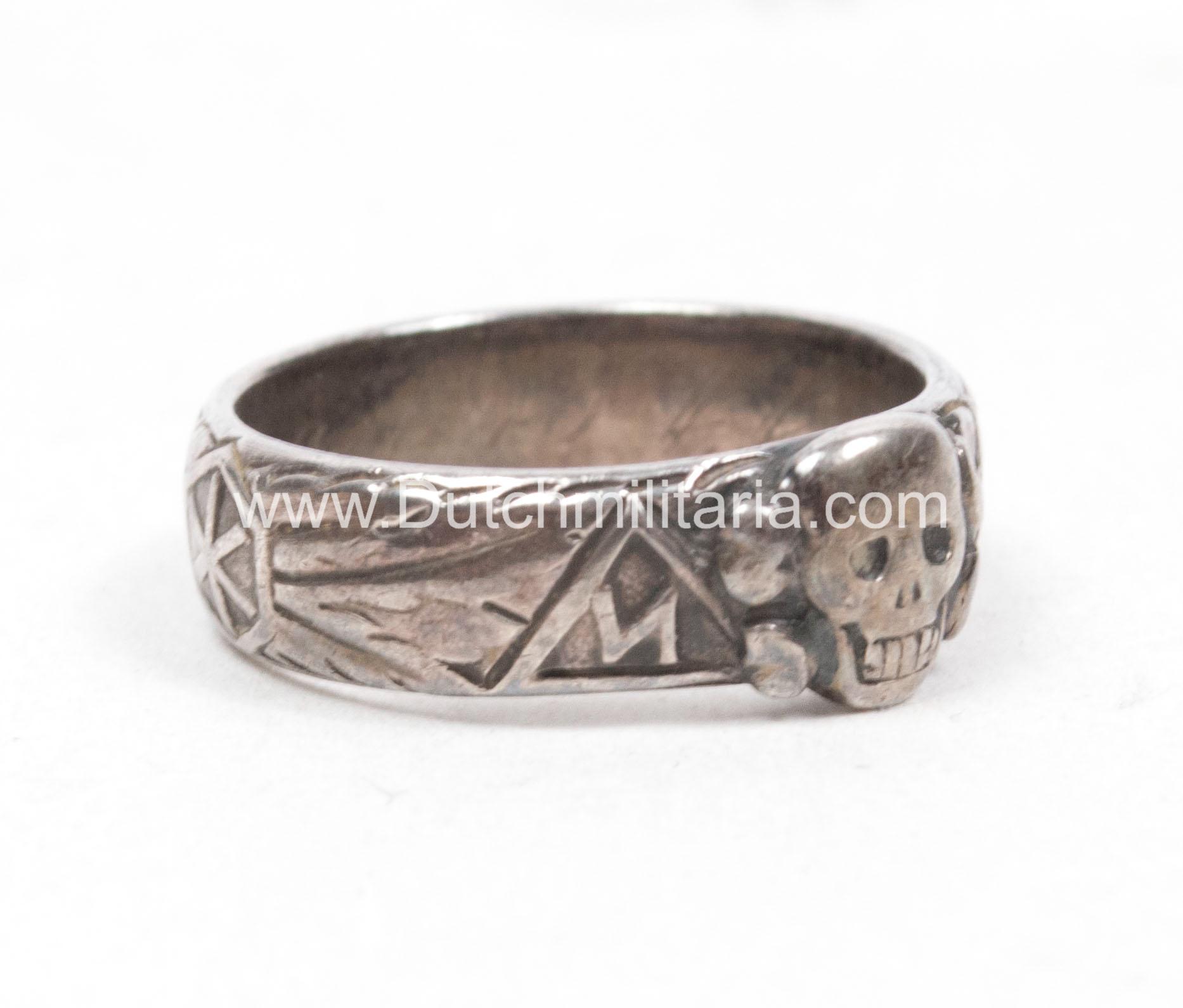 SS Totenkopfring / Ehrenring - rare - Image 20