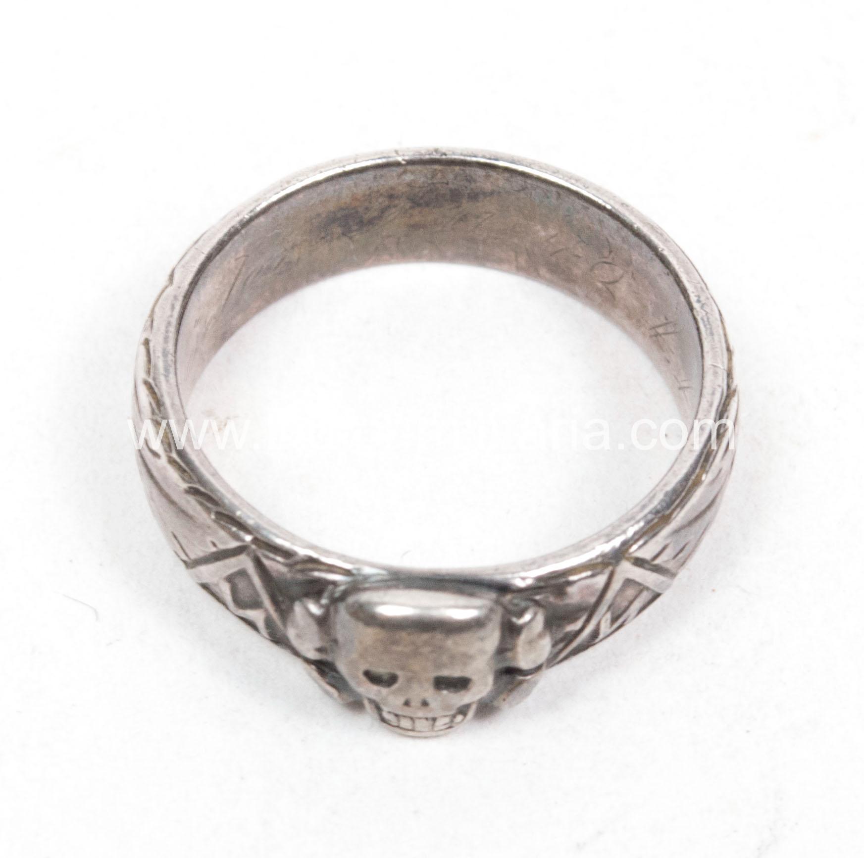 SS Totenkopfring / Ehrenring - rare - Image 22