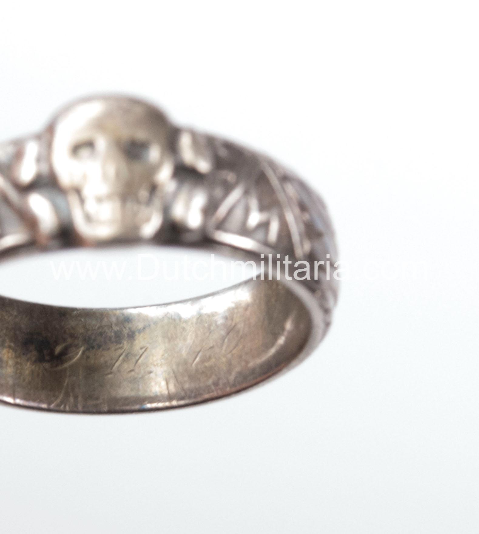 SS Totenkopfring / Ehrenring - rare - Image 25