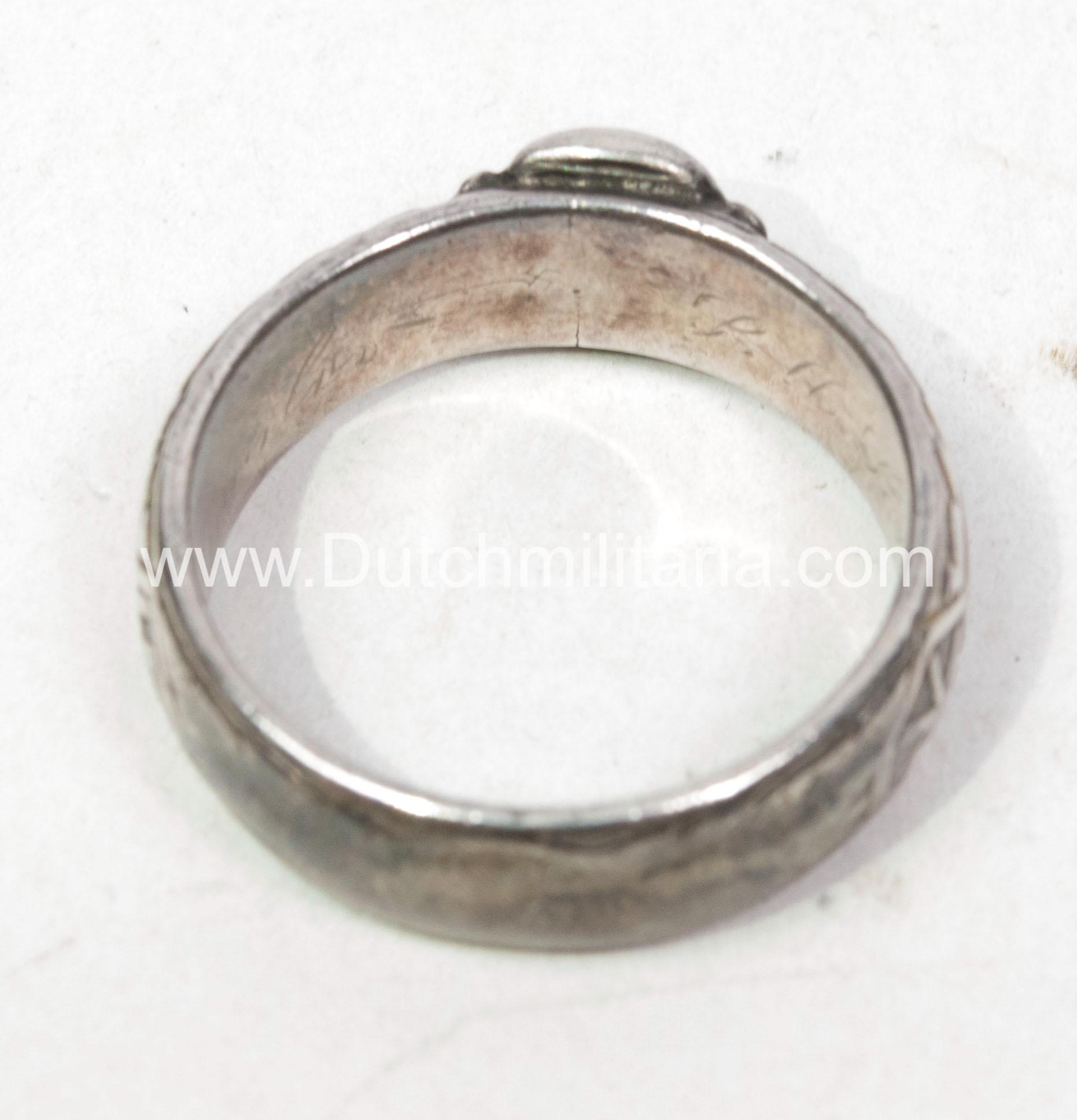 SS Totenkopfring / Ehrenring - rare - Image 27