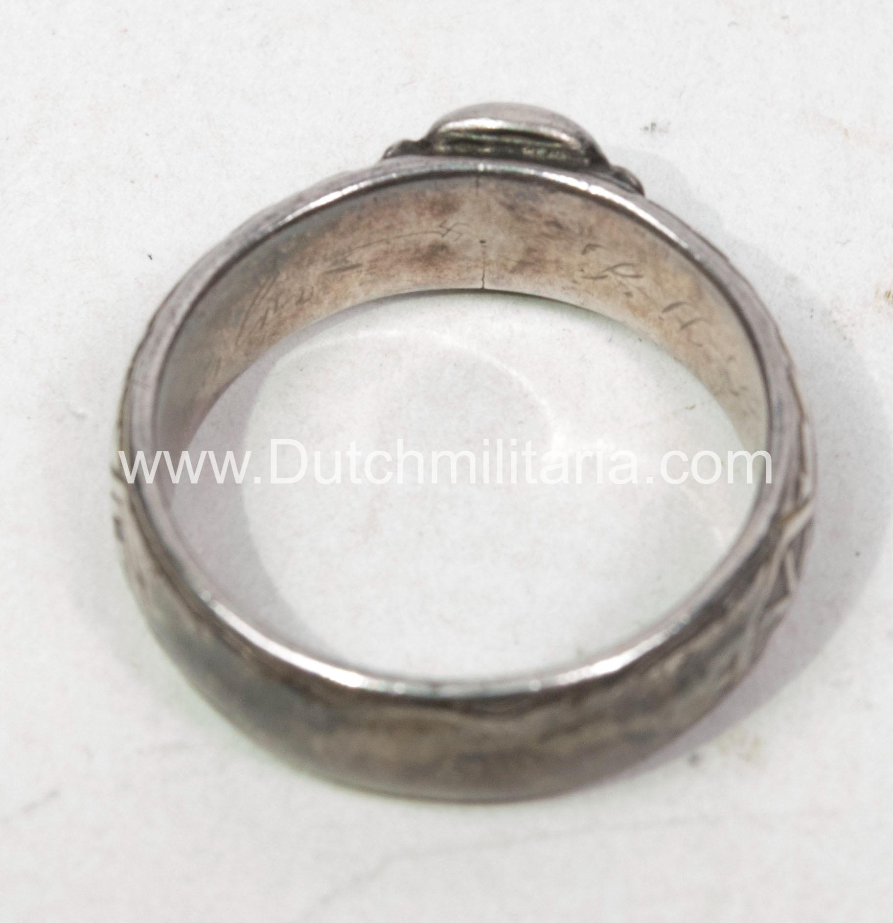 SS Totenkopfring / Ehrenring - rare - Image 28