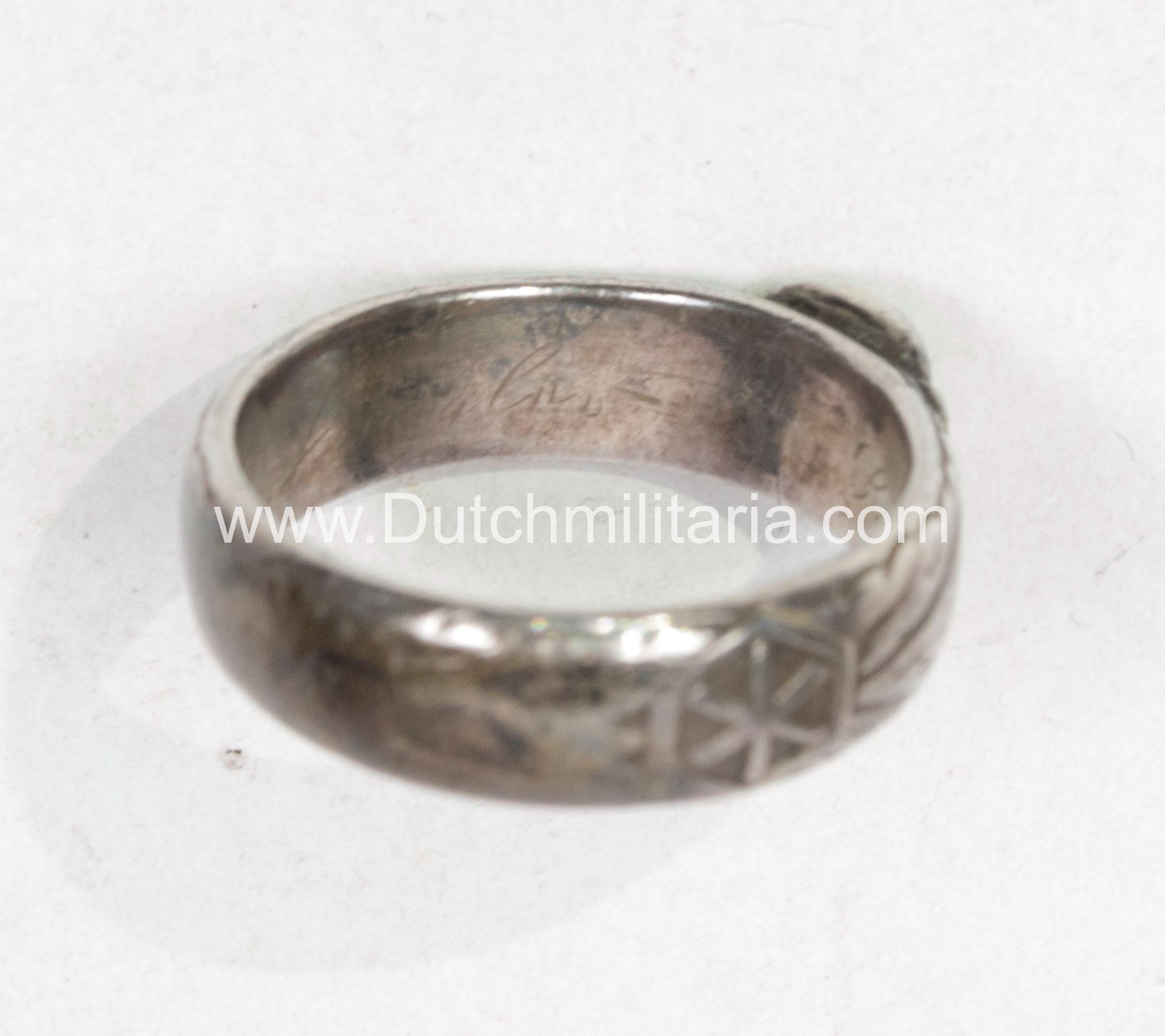 SS Totenkopfring / Ehrenring - rare - Image 32