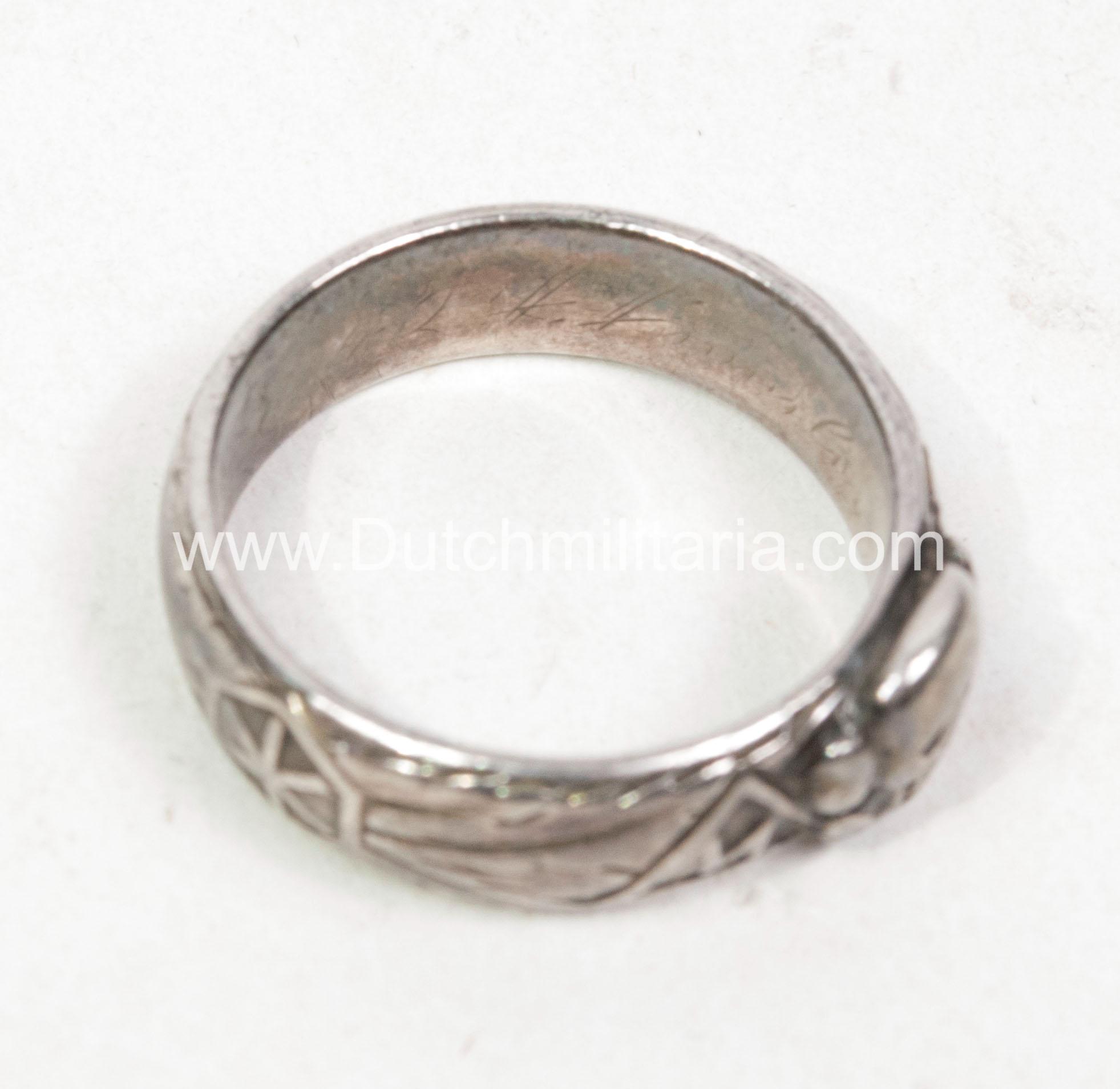 SS Totenkopfring / Ehrenring - rare - Image 34