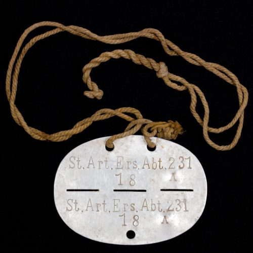 St. Art. Ers. Abt. 231 Erkennungsmarke
