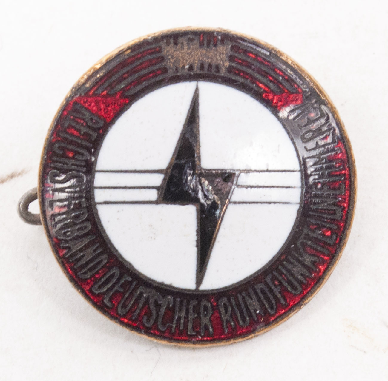 Verband Deutscher Rundfunkteilnehmer a.d. Saar E.V. (small badge 19 millimeter)