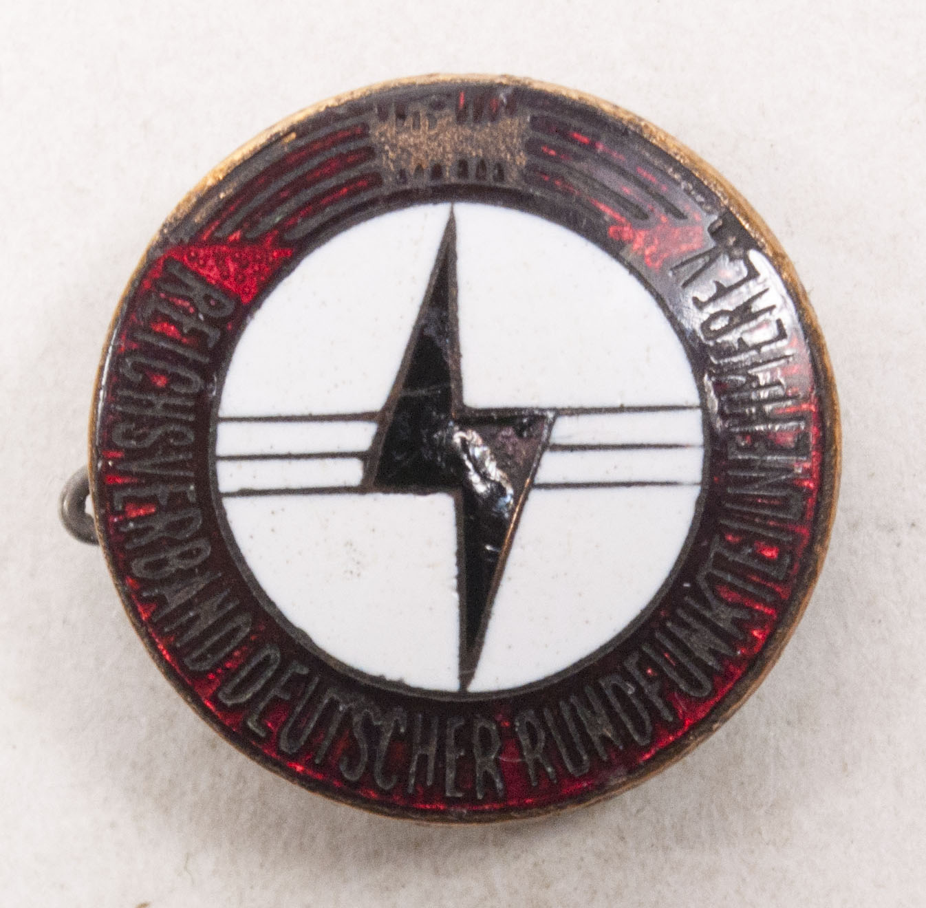 Verband Deutscher Rundfunkteilnehmer a.d. Saar E.V. (small badge 19 millimeter)