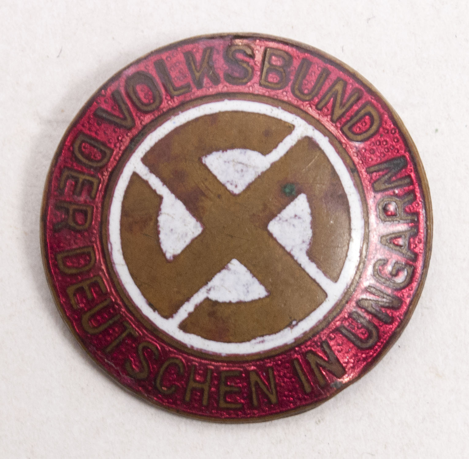 Volksbund der deutschen in Ungarn memberbadge – rare (2) Volksbund der deutschen in Ungarn memberbadge - rare