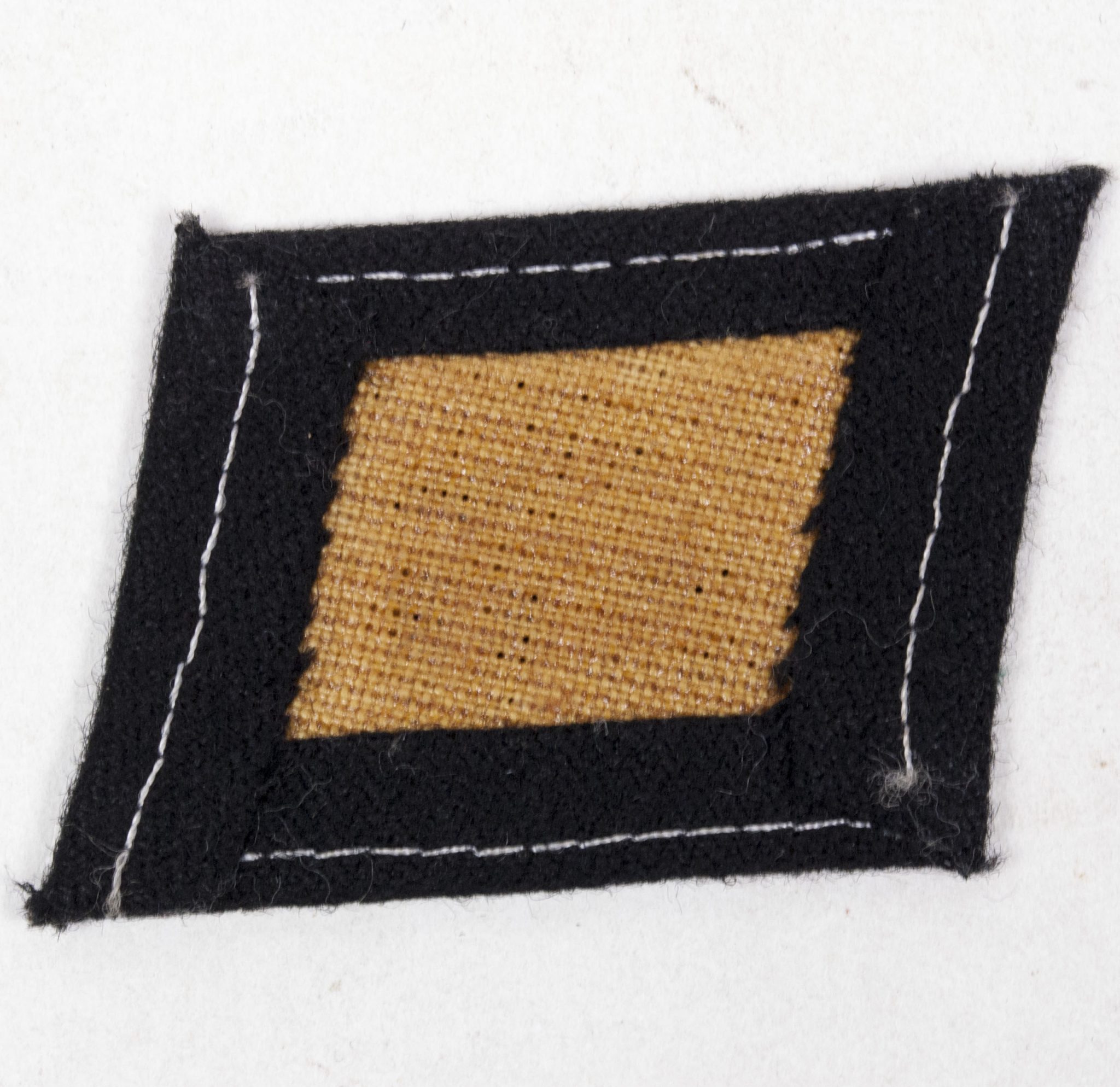 Waffen-SS Temporary Camp Guard collar tab (2) Waffen-SS Temporary Camp Guard collar tab