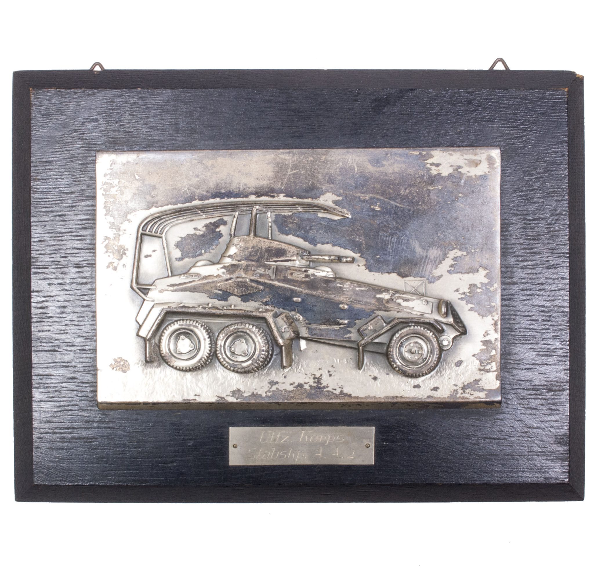 Wehrmacht (Heer) Schwerer Panzerspähwagen plakette - rare