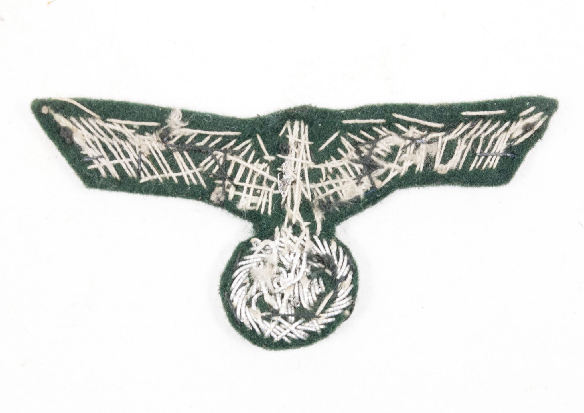 Wehrmacht (Heer) bullion officer visor cap eagle (3) Wehrmacht (Heer) bullion officer visor cap eagle