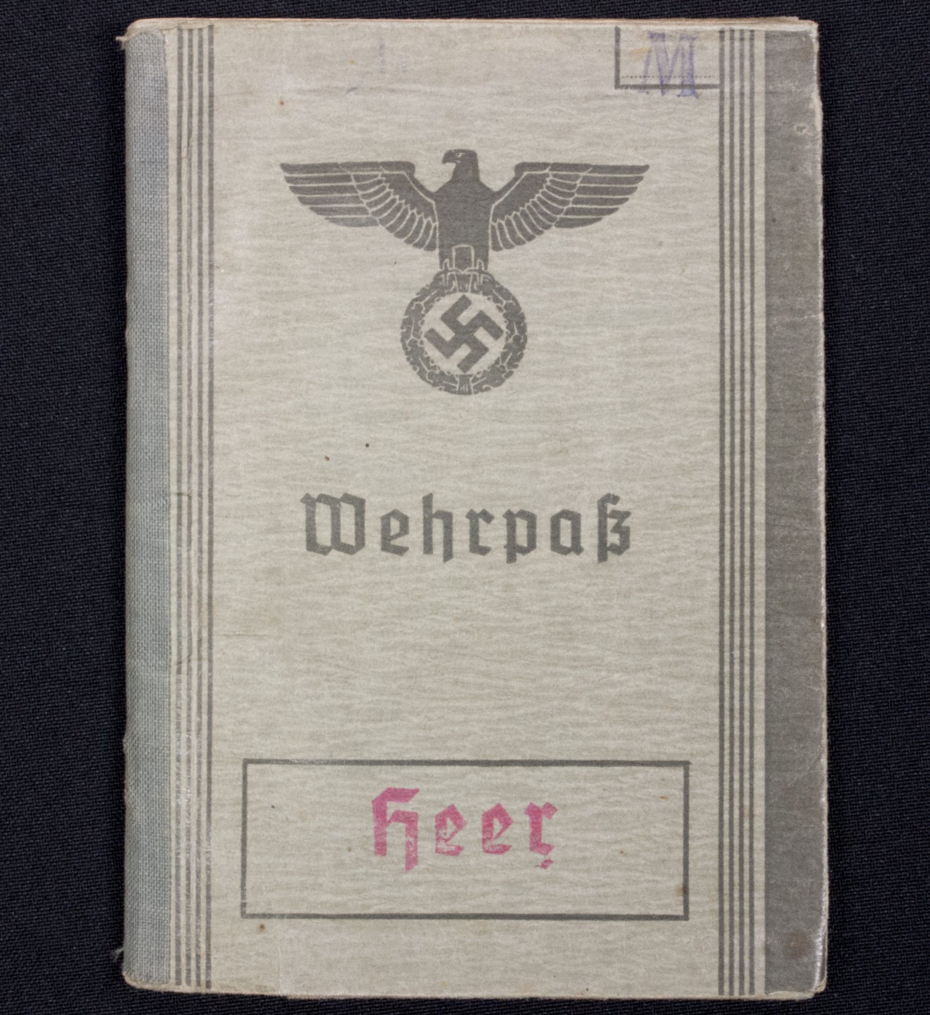Wehrpass – 1.Inf. Ers. Btl. 222 (3)