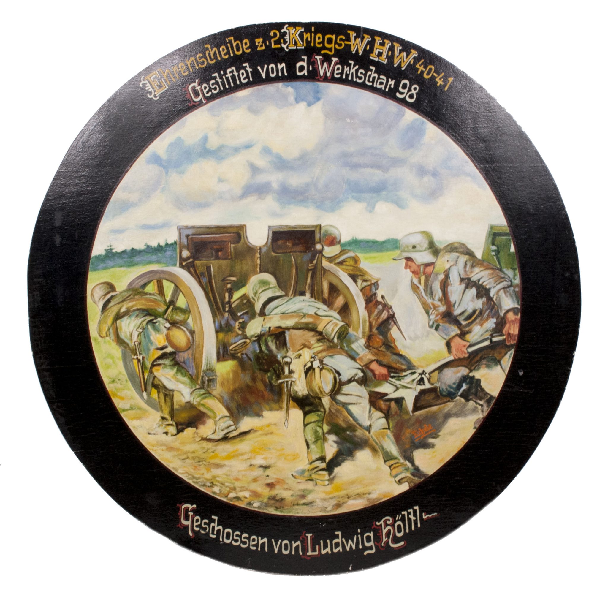 2. Kriegs-W.H.W. 40-45 - Winterhilfswerk shooting target