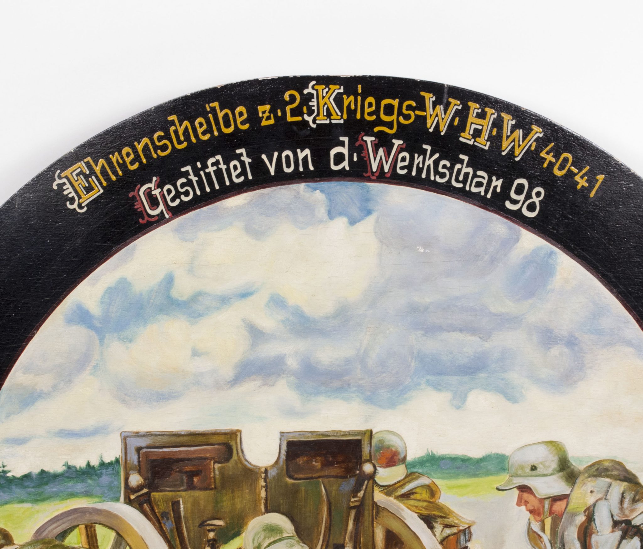 2. Kriegs-W.H.W. 40-41 (Winterhilfswerk) shooting target - Image 4