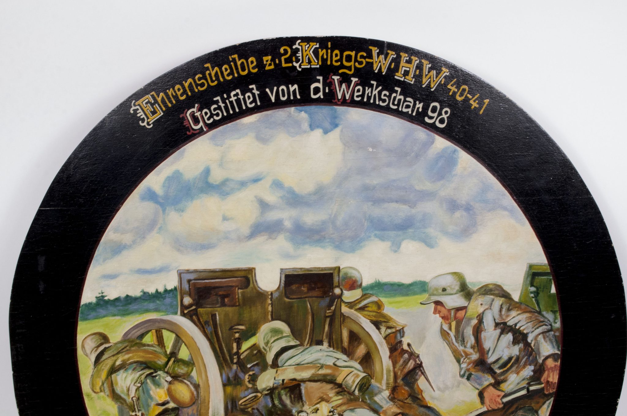 2. Kriegs-W.H.W. 40-41 (Winterhilfswerk) shooting target - Image 9