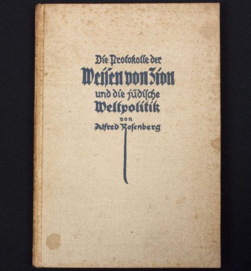(Book) Alfred Rosenberg - Die Protokolle der Weisen von Zion (1933) - rare