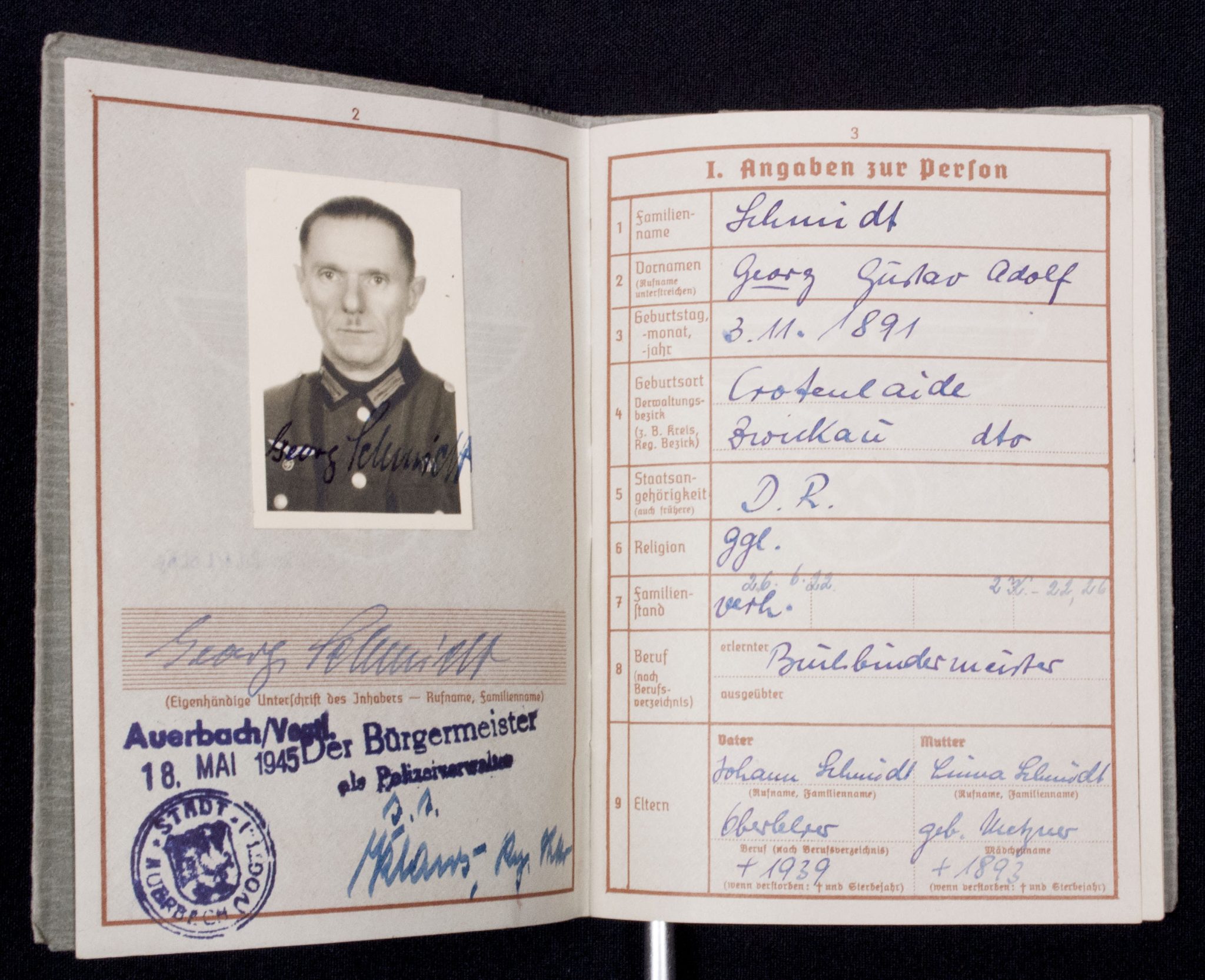 Soldbuch + Wehrpass late war Lds.Schtz.Ers.Btl.4. - Image 29