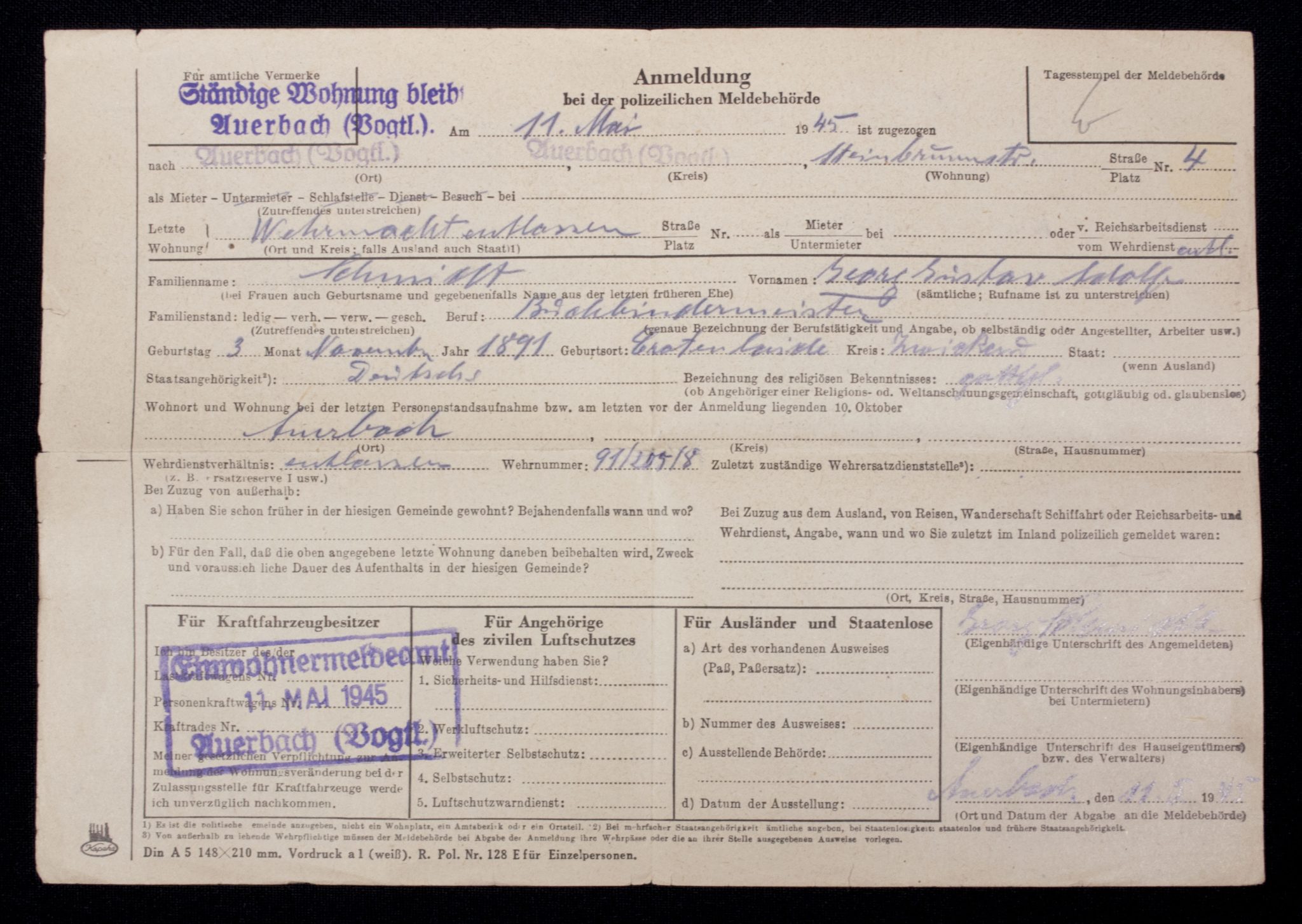 Soldbuch + Wehrpass late war Lds.Schtz.Ers.Btl.4. - Image 42