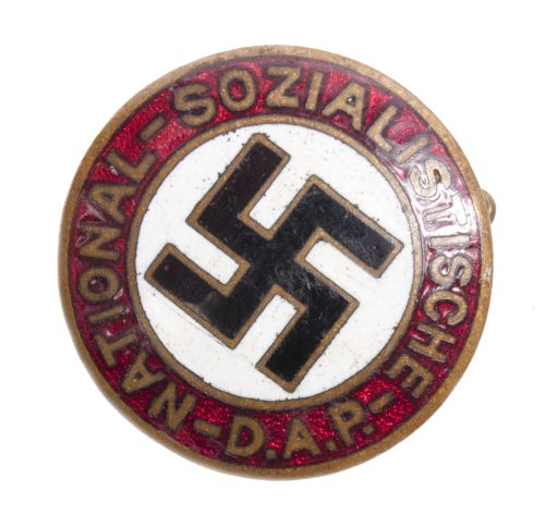 Early NSDAP memberbadge (double GES GESCH)