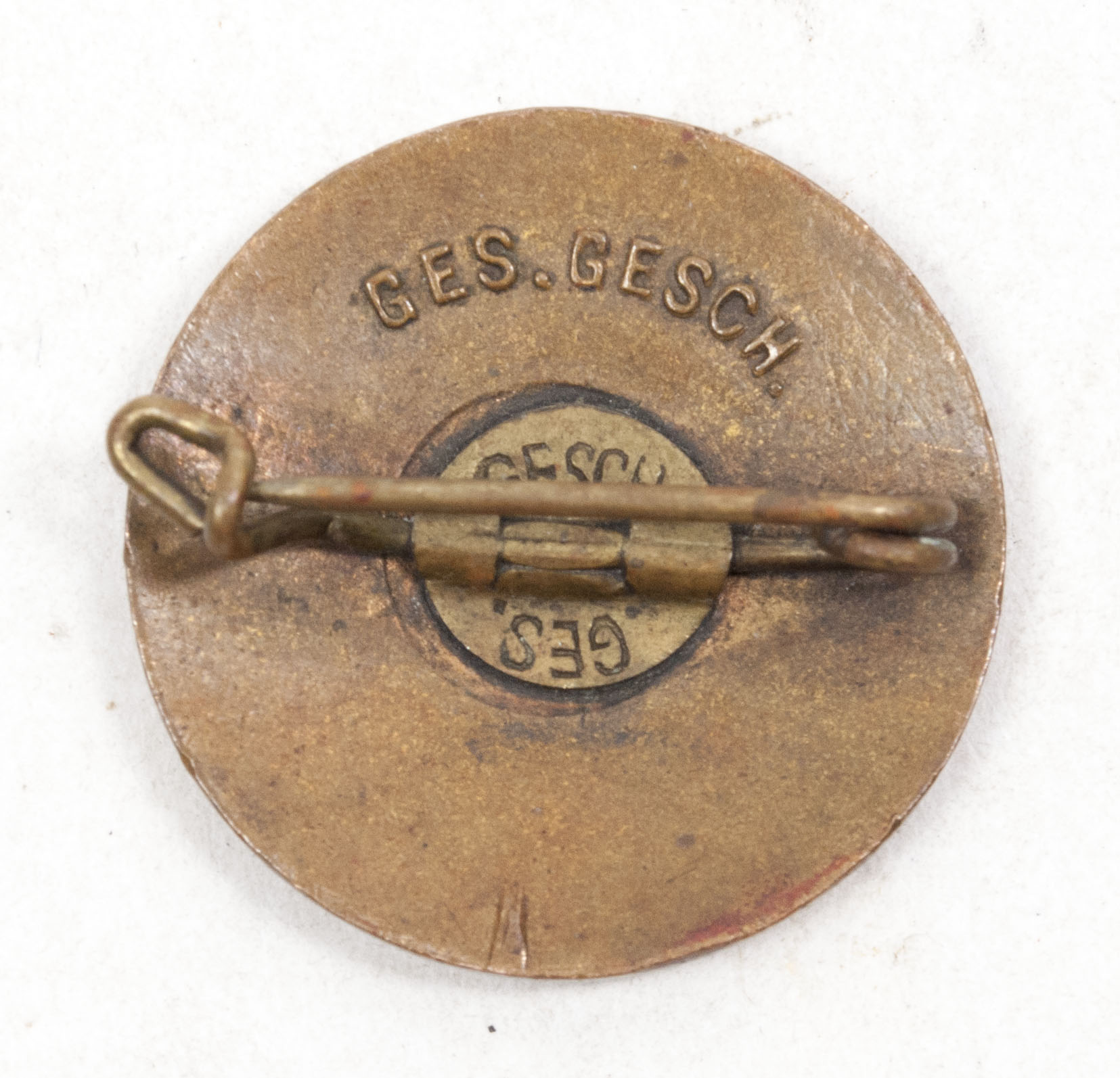 Early NSDAP memberbadge (double GES GESCH) (6) Early NSDAP memberbadge (double GES GESCH)