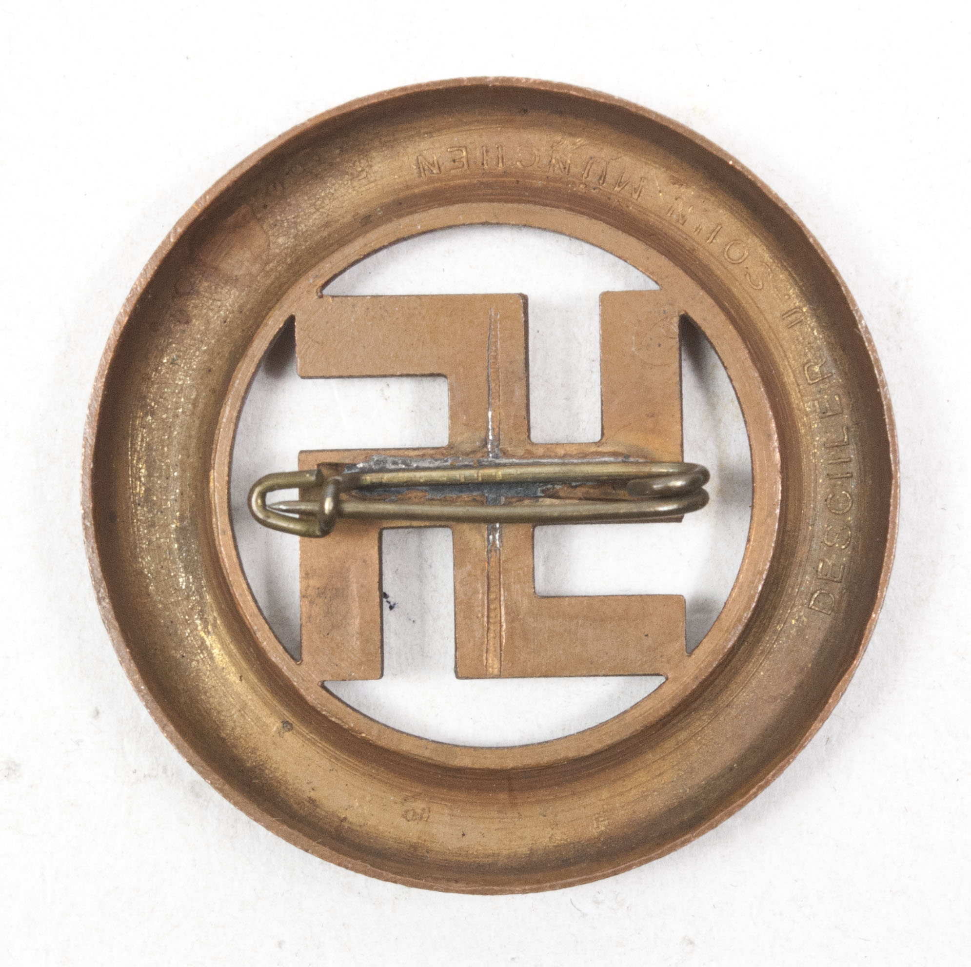 Festabzeichen der Gedenkfeier 1933 zur Erinnerung an den 9. November 1923 in München (maker Deschler)