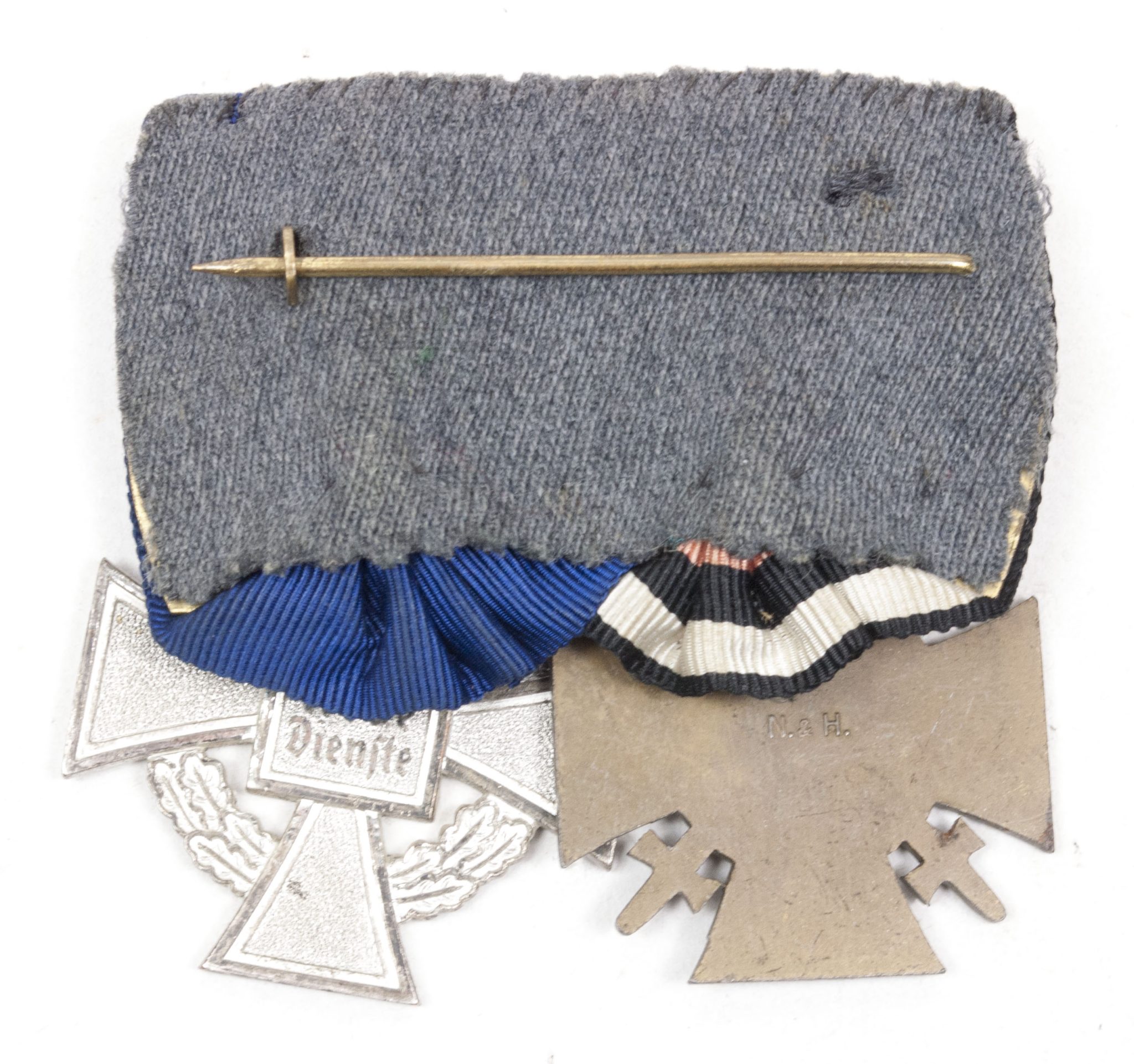 German medalbar with Frontkämpfer Ehrenkreuz + Treue Dienst 25 Jahre cross (5)