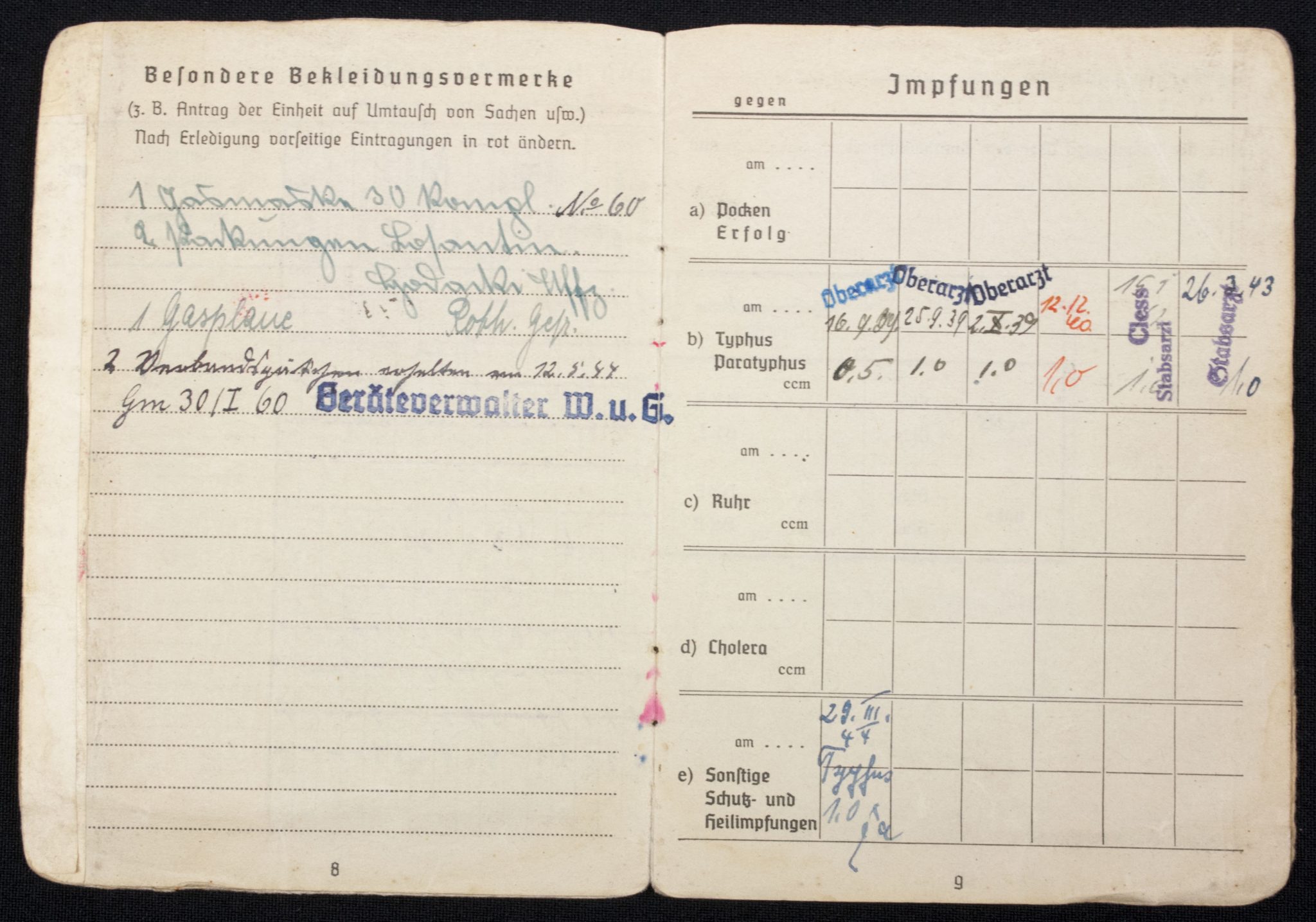 Luftwaffe (LW) Soldbuch Fliegerhorst Kompanie Schwabisch-Hall, later Flg.-Horstkompanie Ingolstadt - Image 10