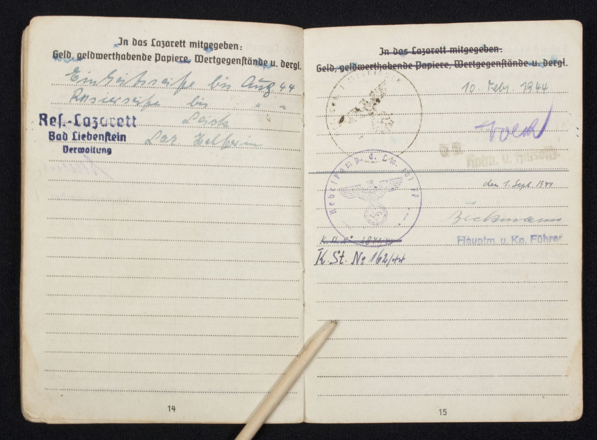 Luftwaffe (LW) Soldbuch + Wehrpass 1./L S.-Ers.-Abt.2 - Image 12