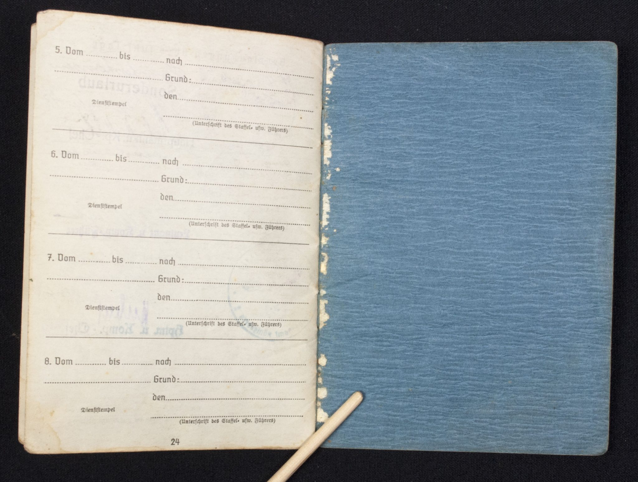 Luftwaffe (LW) Soldbuch + Wehrpass 1./L S.-Ers.-Abt.2 - Image 15