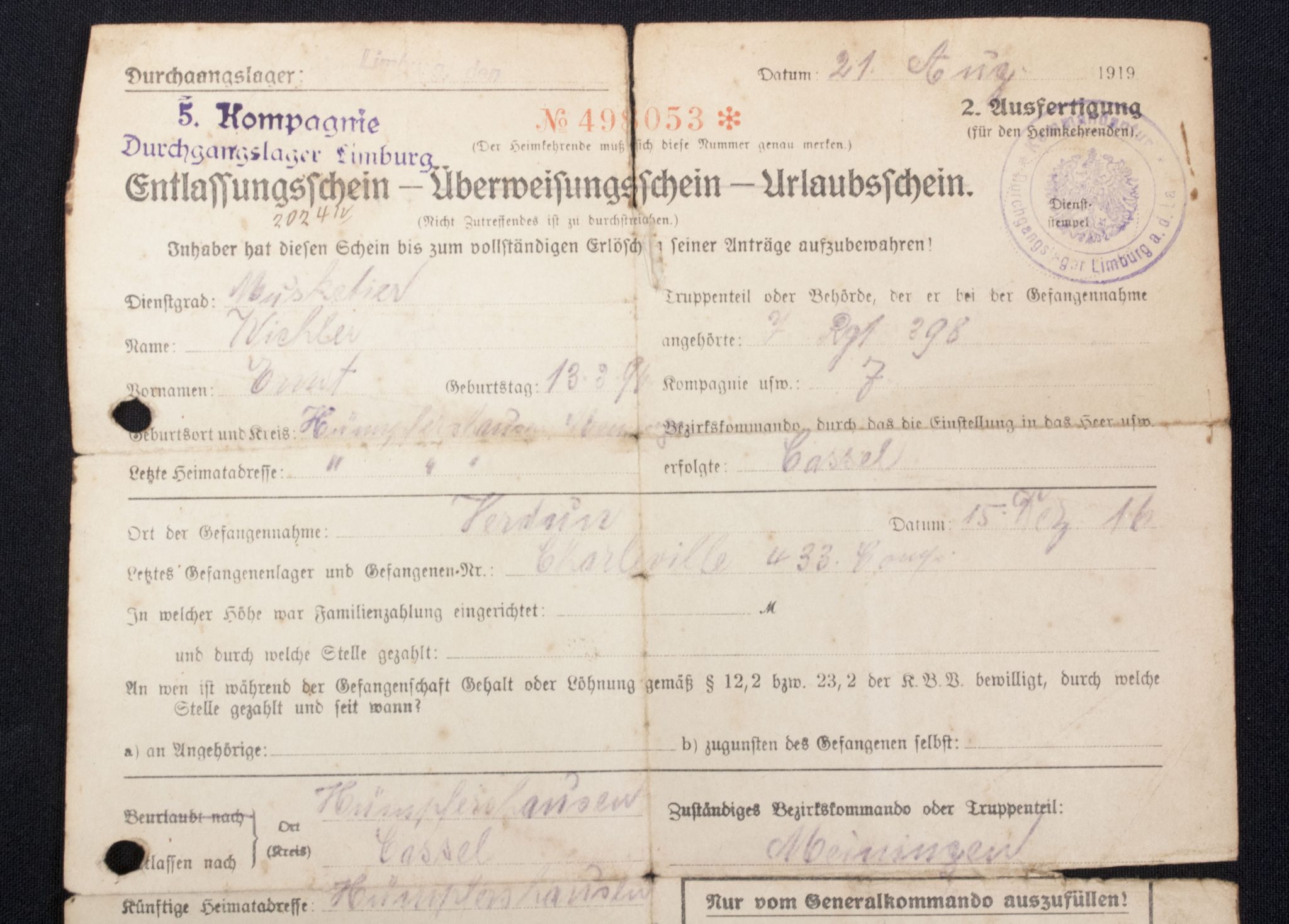 Luftwaffe (LW) Soldbuch + Wehrpass 1./L S.-Ers.-Abt.2 - Image 20