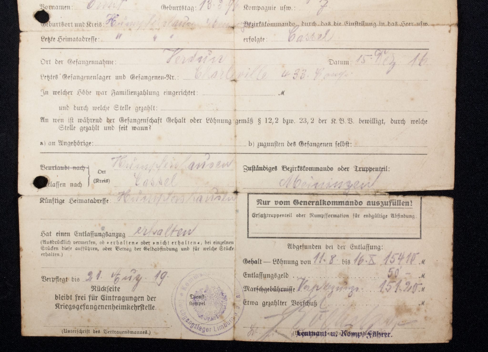 Luftwaffe (LW) Soldbuch + Wehrpass 1./L S.-Ers.-Abt.2 - Image 21