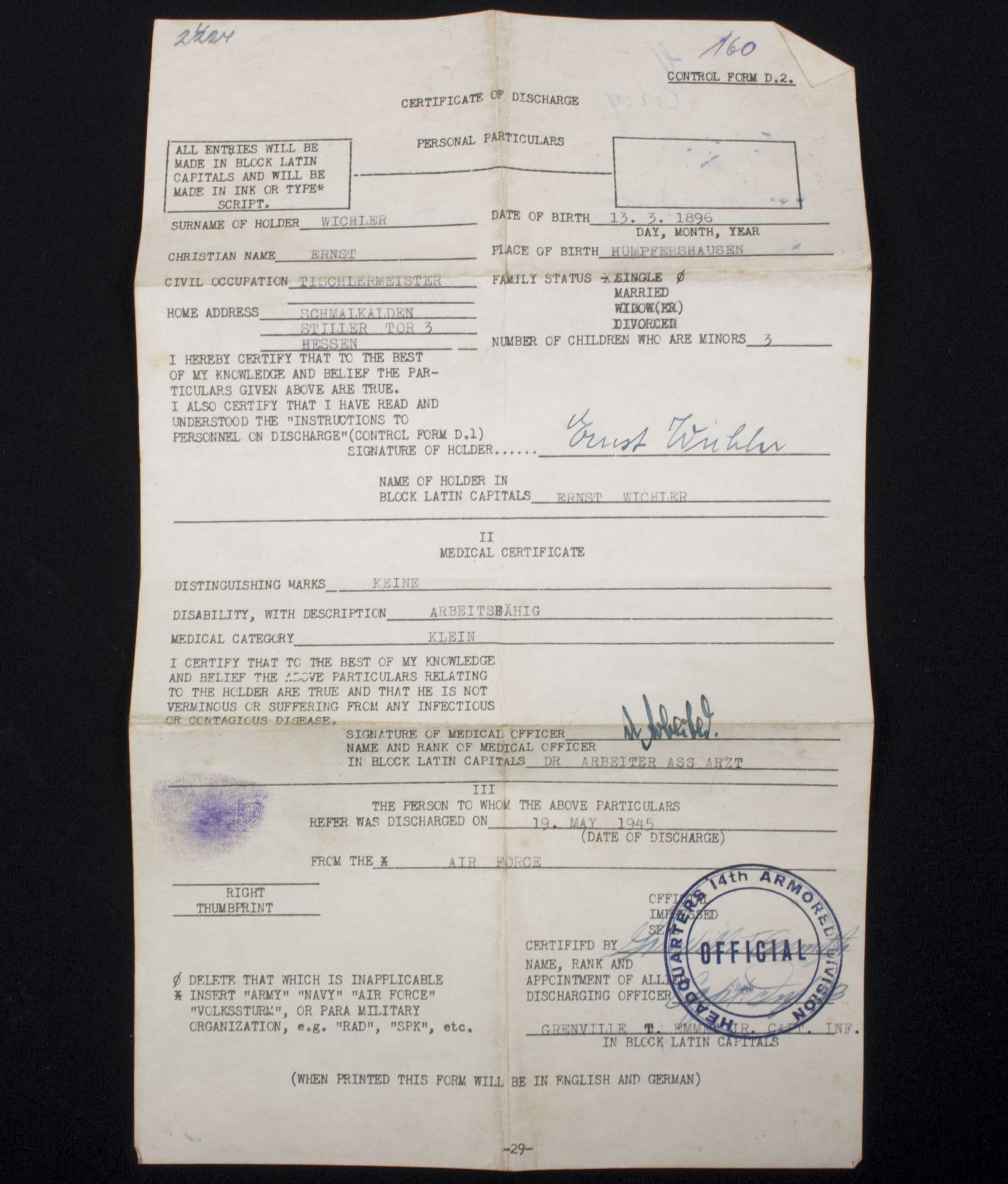 Luftwaffe (LW) Soldbuch + Wehrpass 1./L S.-Ers.-Abt.2 - Image 26