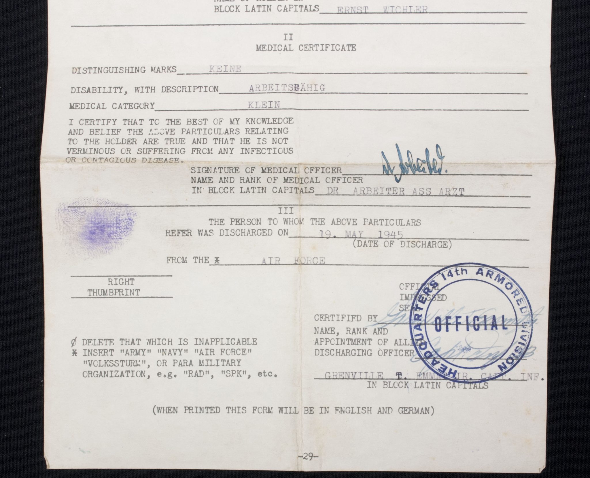 Luftwaffe (LW) Soldbuch + Wehrpass 1./L S.-Ers.-Abt.2 - Image 28